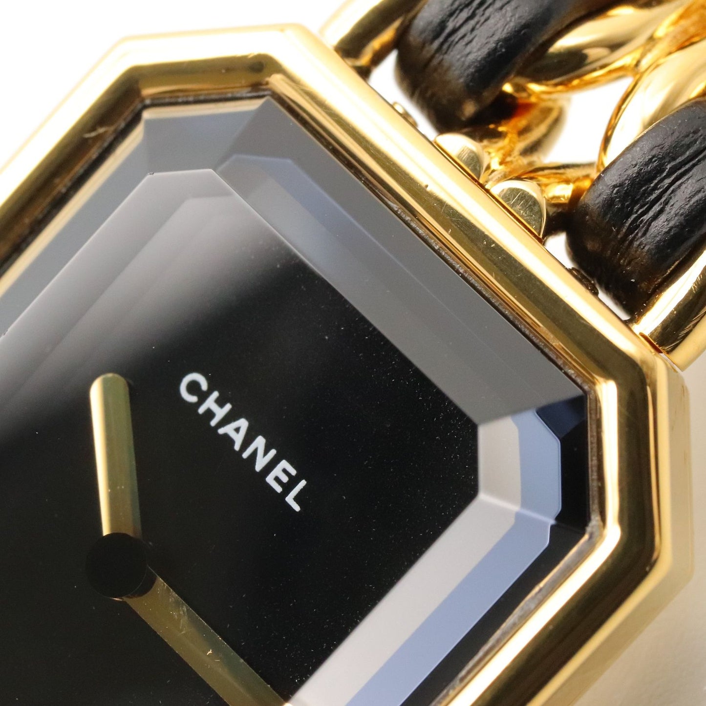 Chanel Watch Premiere M Black Leather — view 9
