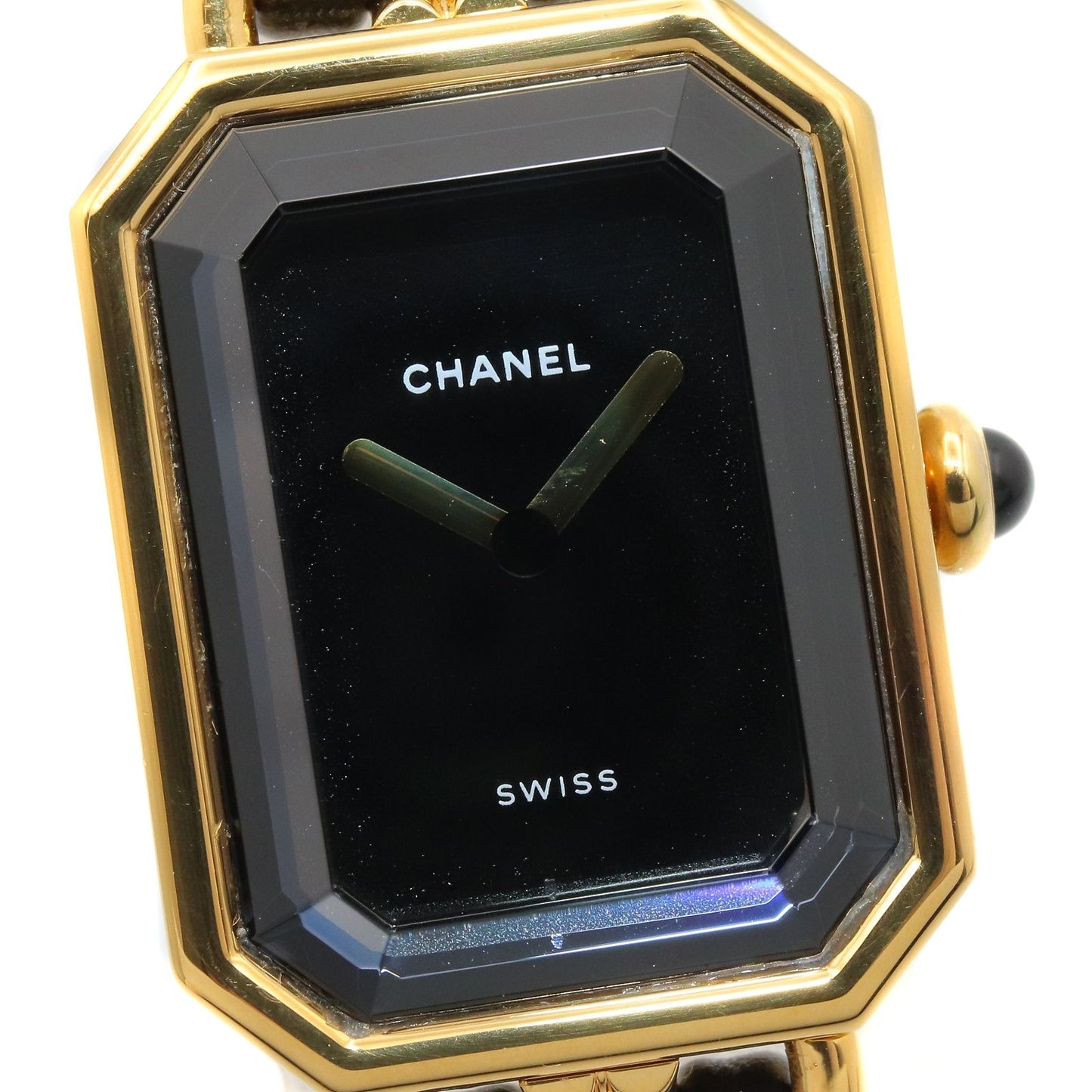 Chanel Watch Premiere M Black Leather — view 3