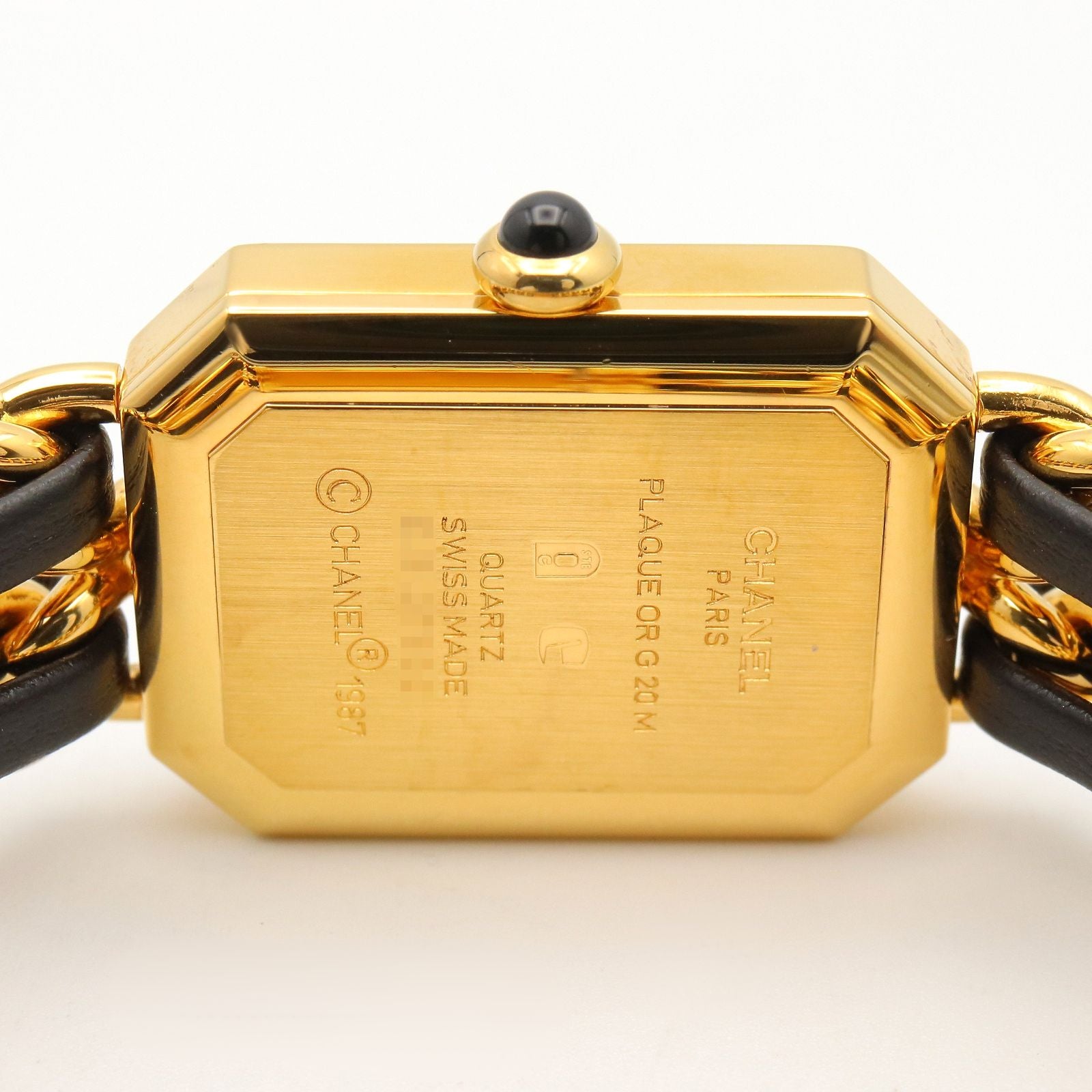 Chanel Watch Premiere M Black Leather — view 6