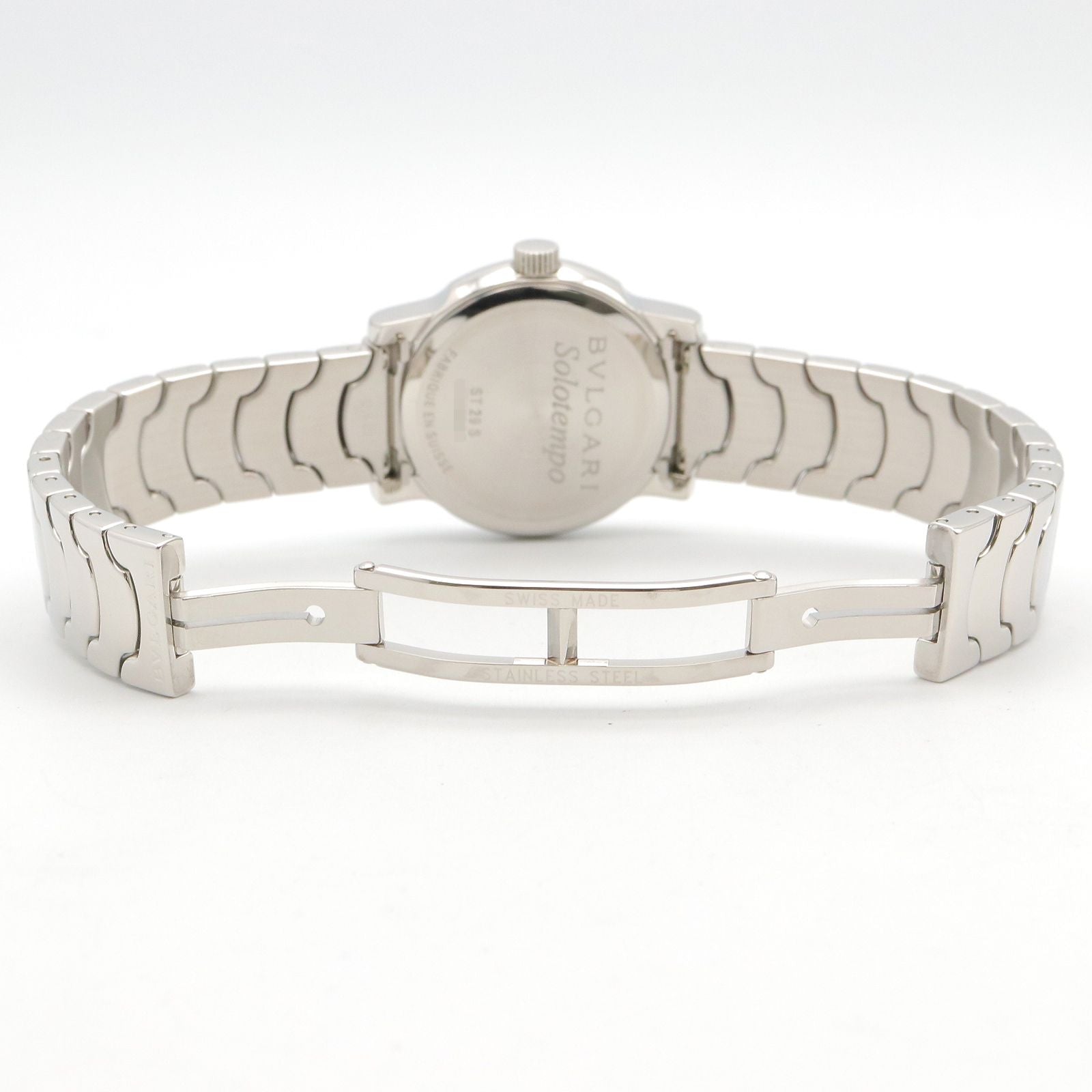 Bvlgari Watch Solo Tempo White Stainless Steel — view 4