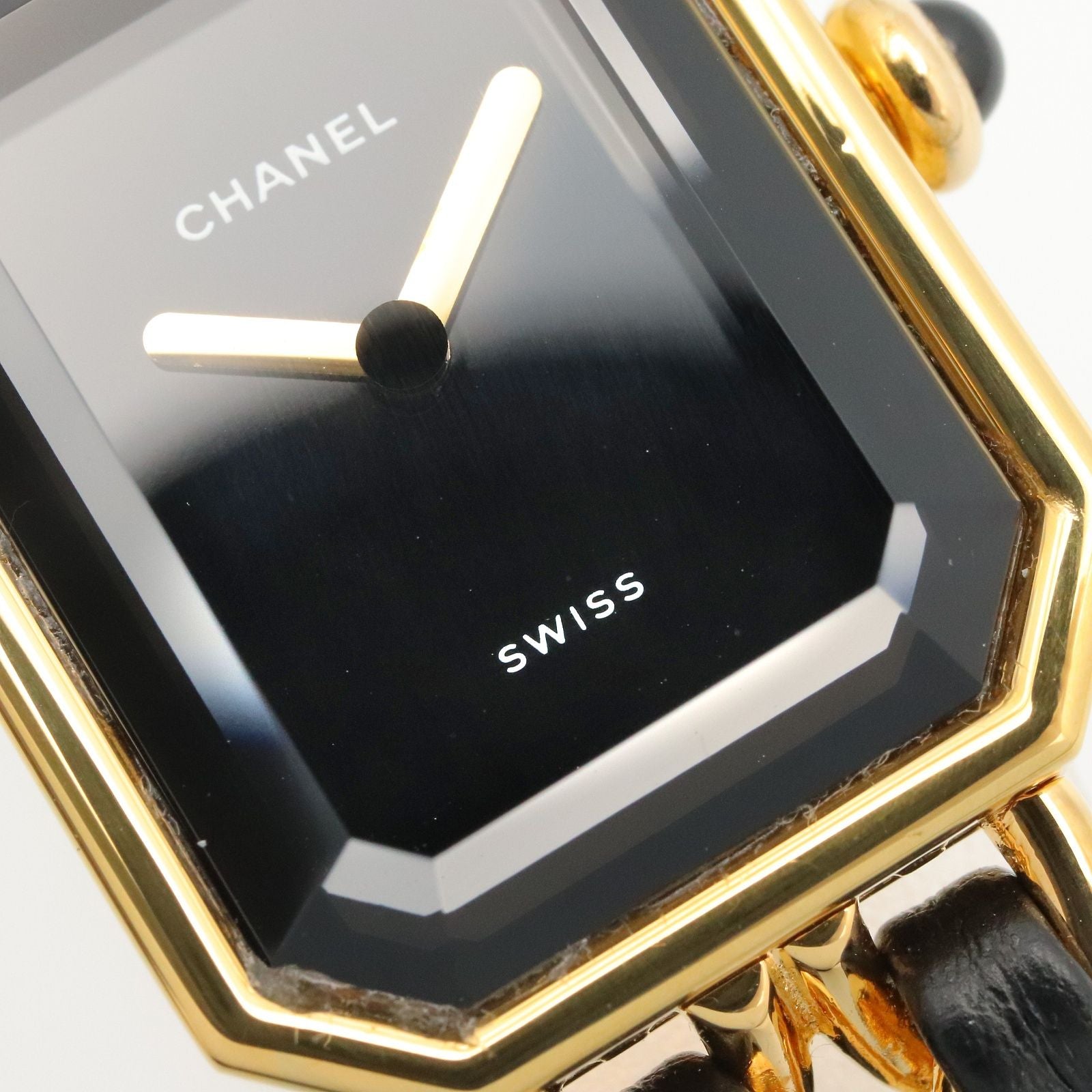Chanel Watch Premiere S Black Leather — view 9