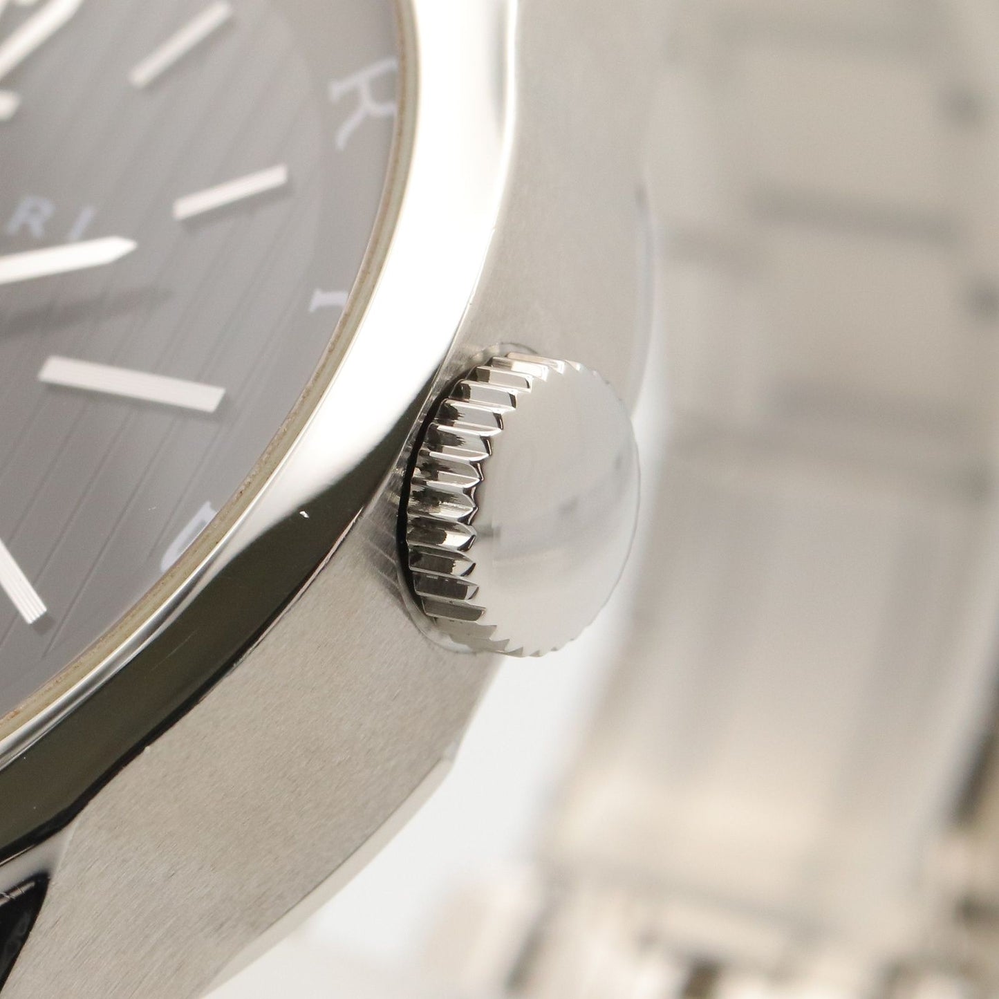Bvlgari Watch Solo Tempo Black Stainless Steel — view 6