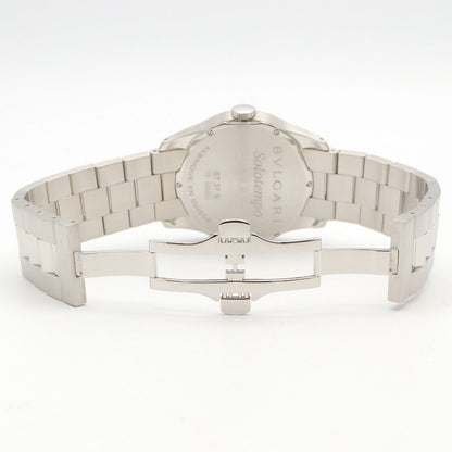 Bvlgari Watch Solo Tempo Black Stainless Steel — view 4