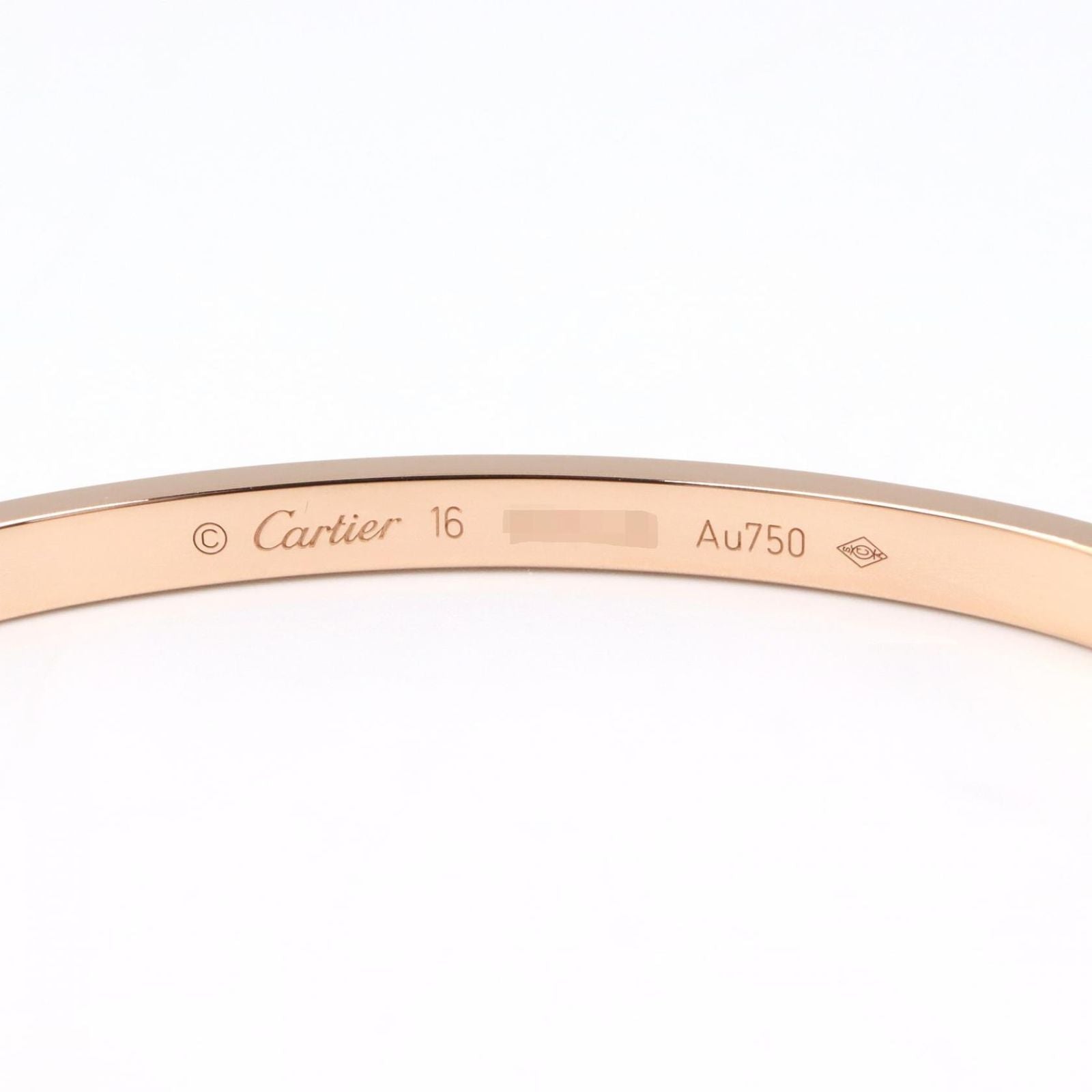 Cartier Bracelet Love Small 15 cm 18k Pink Gold Diamond — view 3