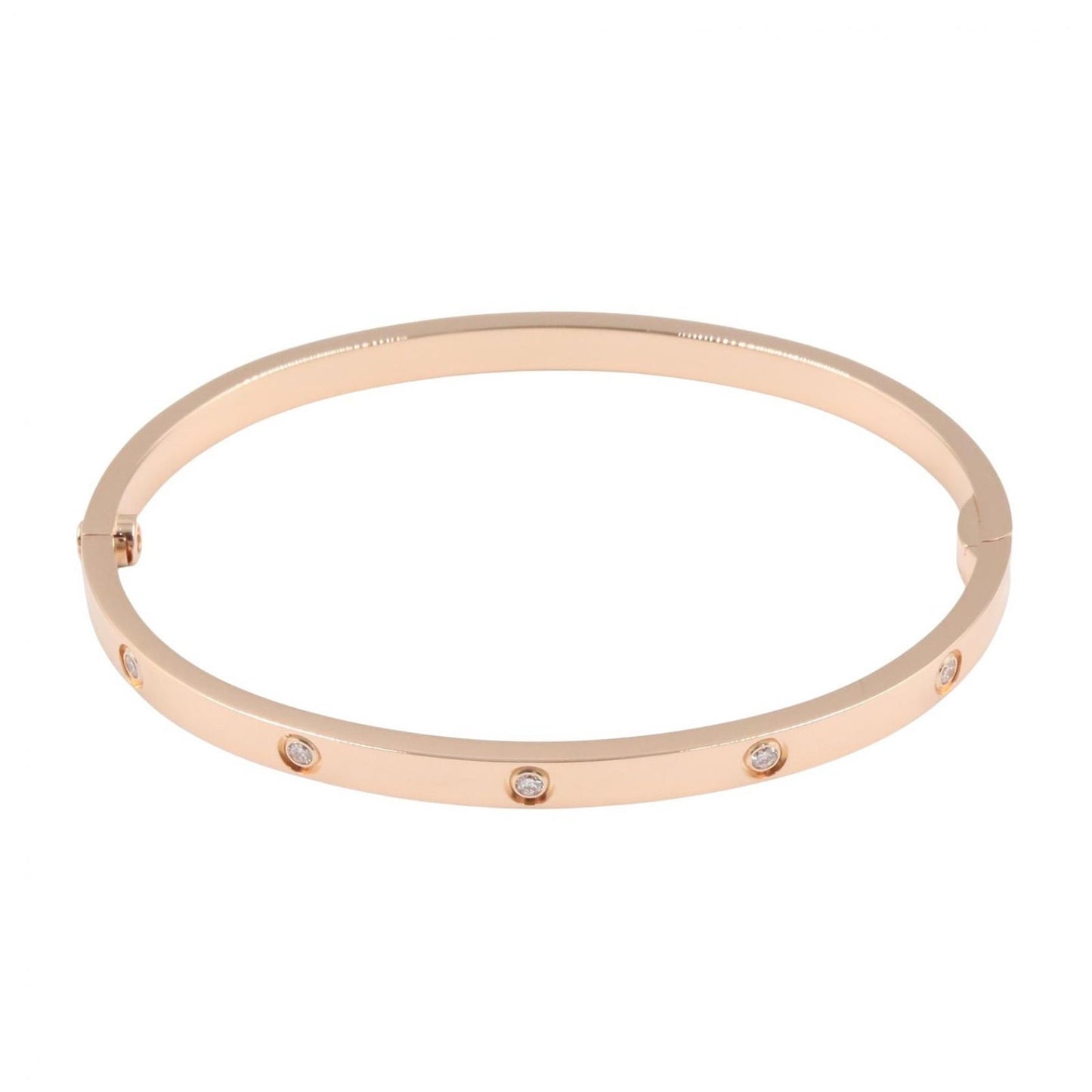 Cartier Bracelet Love Small 15 cm 18k Pink Gold Diamond — view 2