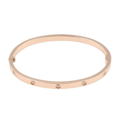 Cartier Bracelet Love Small 15 cm 18k Pink Gold Diamond — view 2