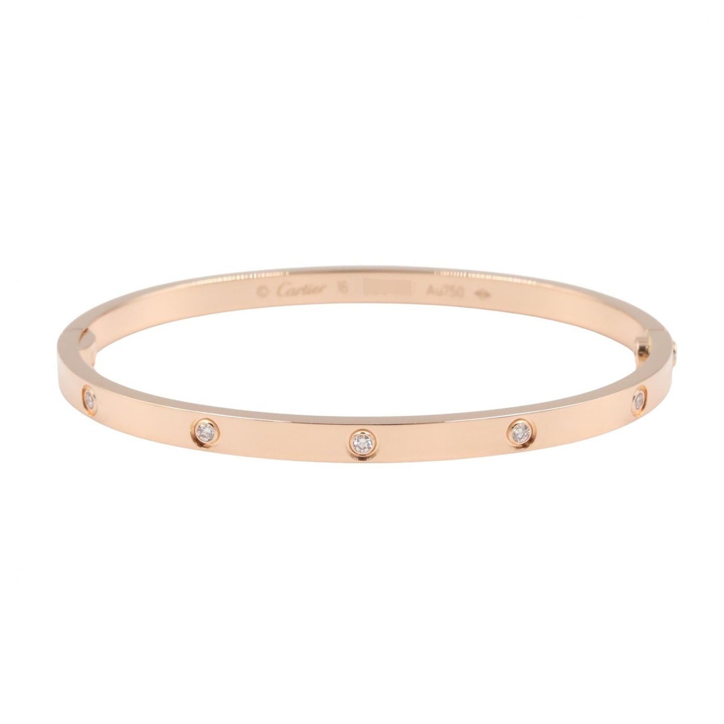 Cartier Bracelet Love Small 15 cm 18k Pink Gold Diamond