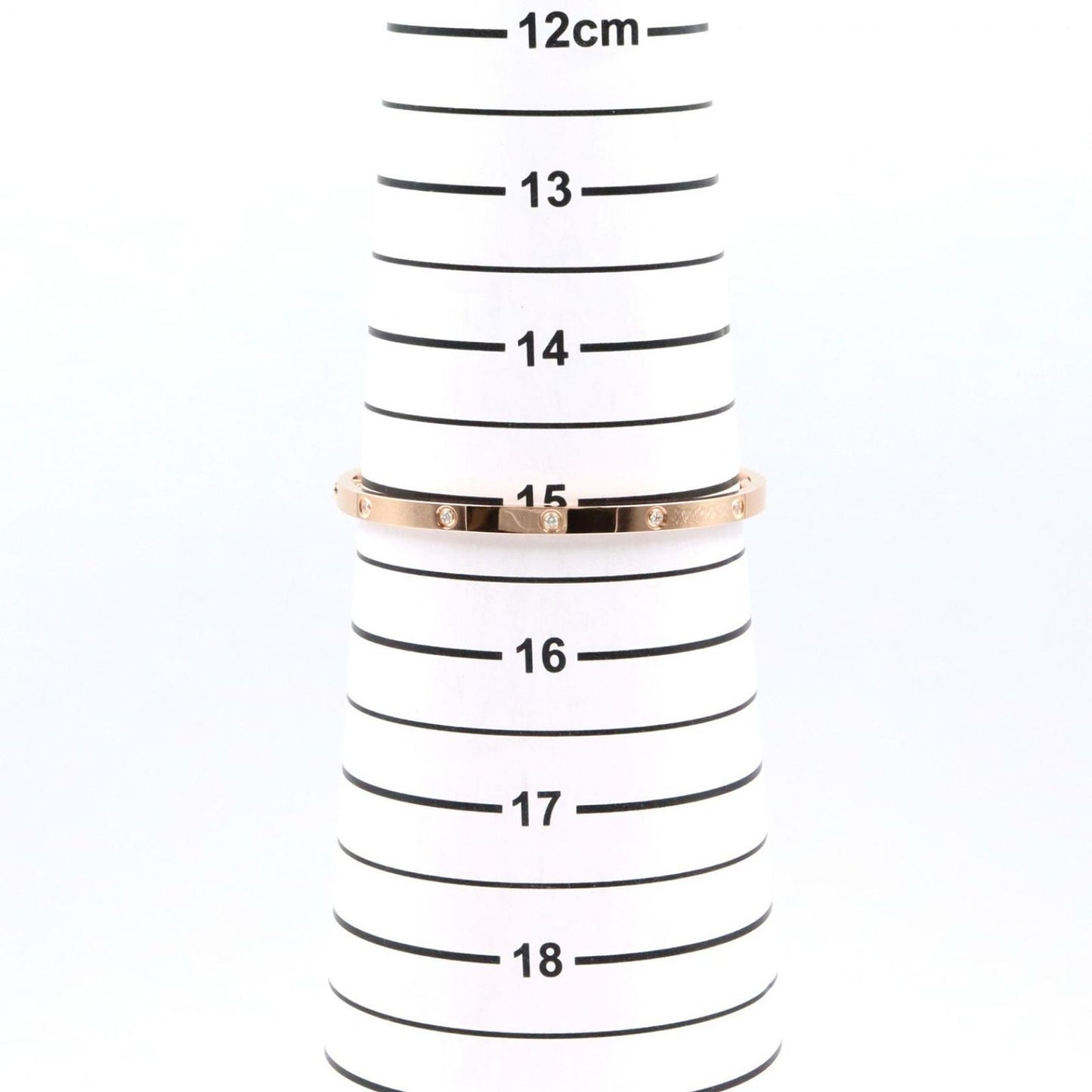 Cartier Bracelet Love Small 15 cm 18k Pink Gold Diamond — view 5