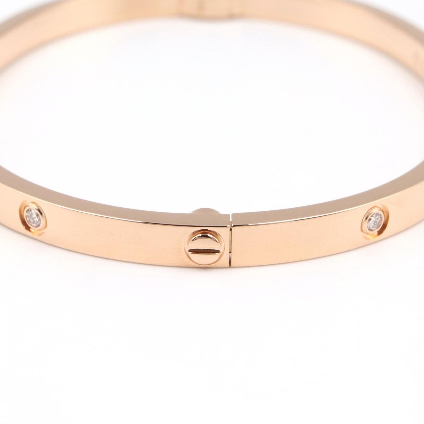 Cartier Bracelet Love Small 15 cm 18k Pink Gold Diamond — view 4