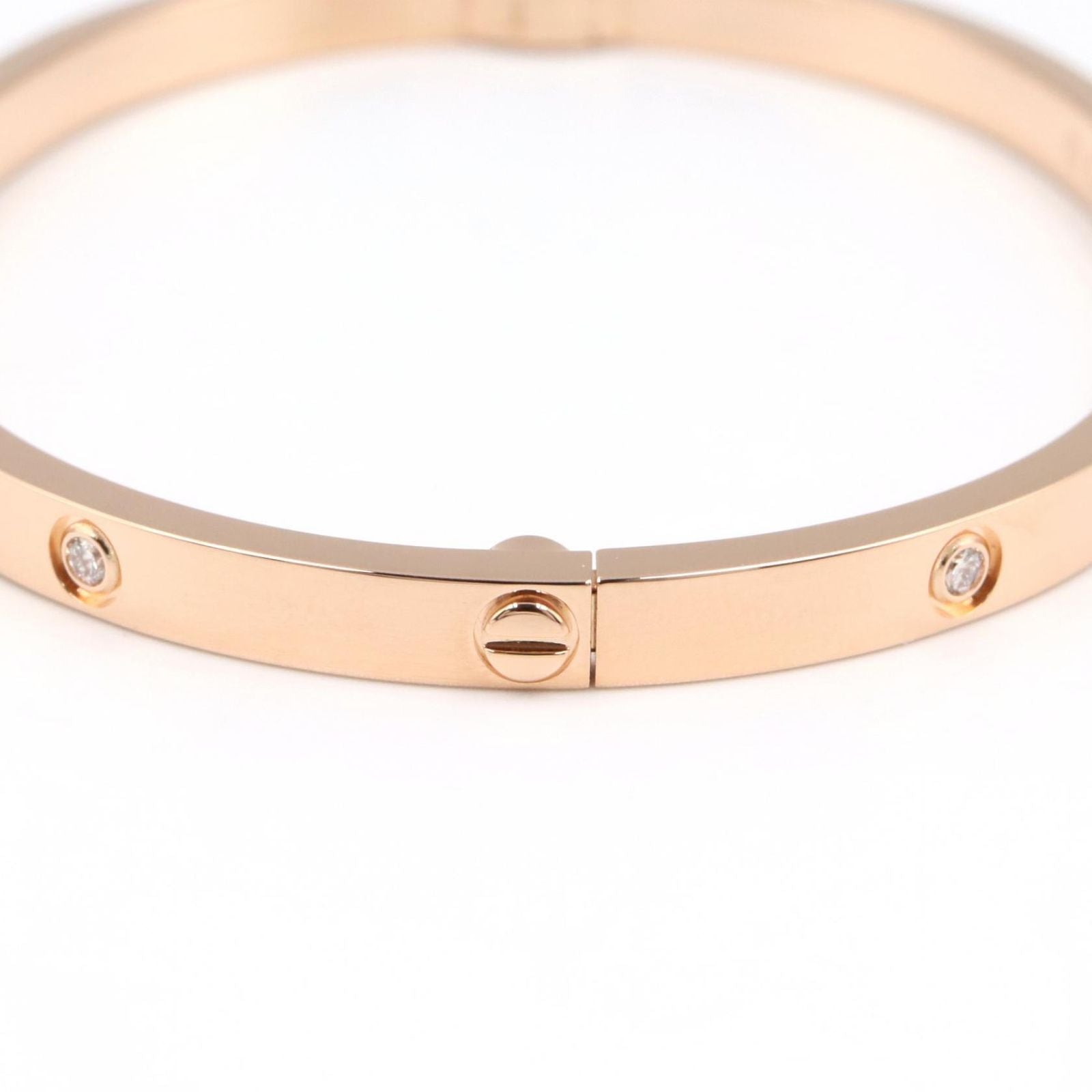 Cartier Bracelet Love Small 15 cm 18k Pink Gold Diamond — view 4