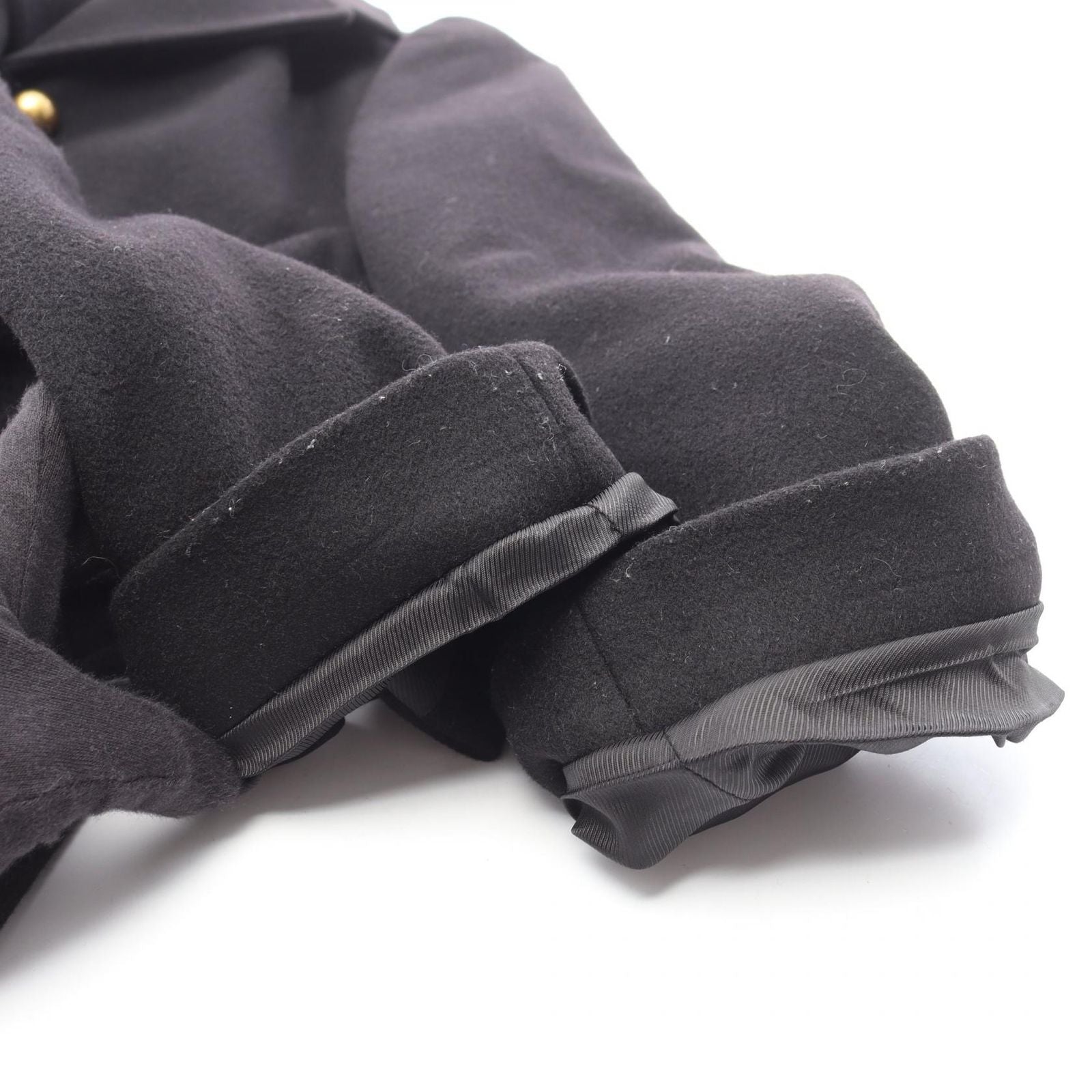 Gucci Double Black Wool Coat — view 8