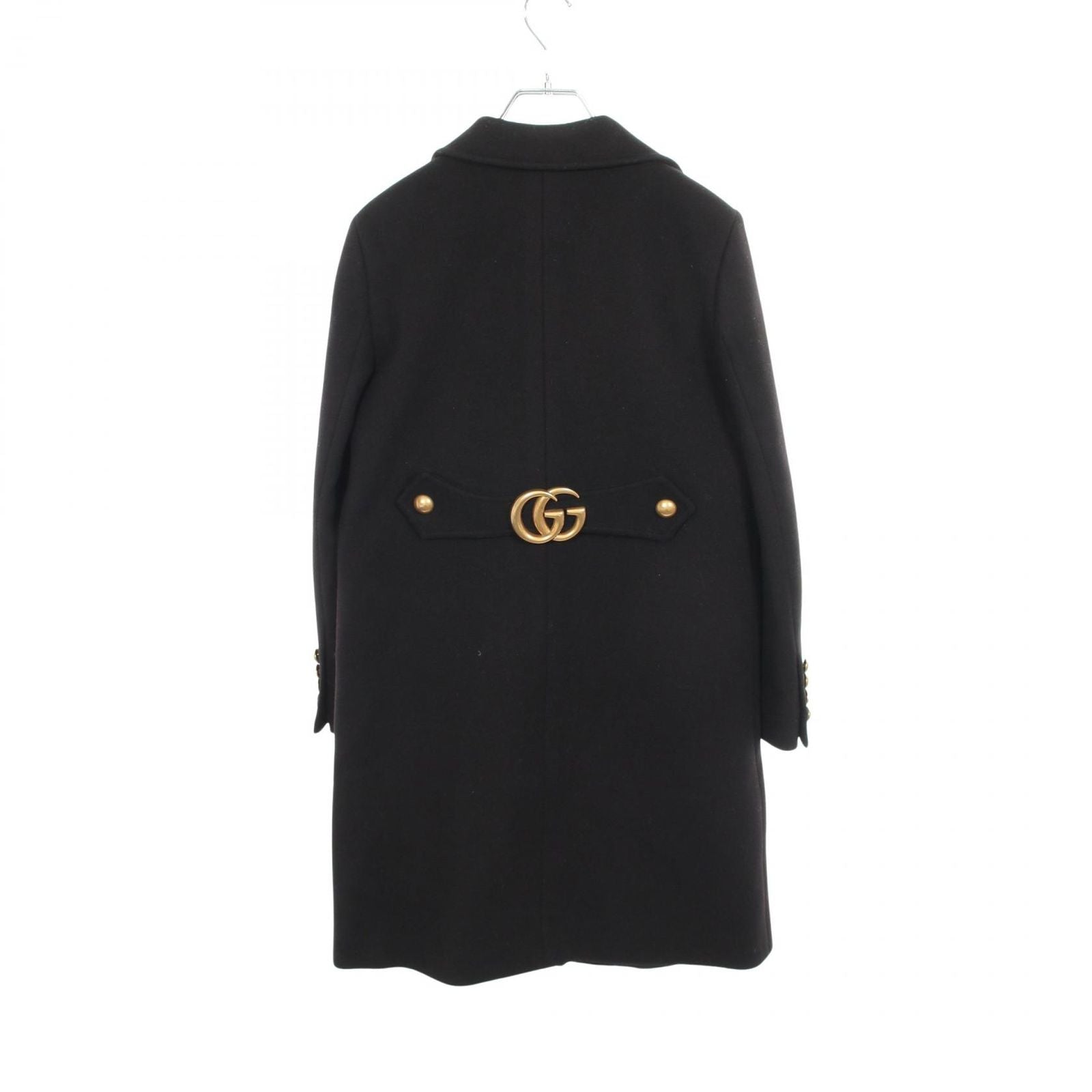 Gucci Double Black Wool Coat — view 2