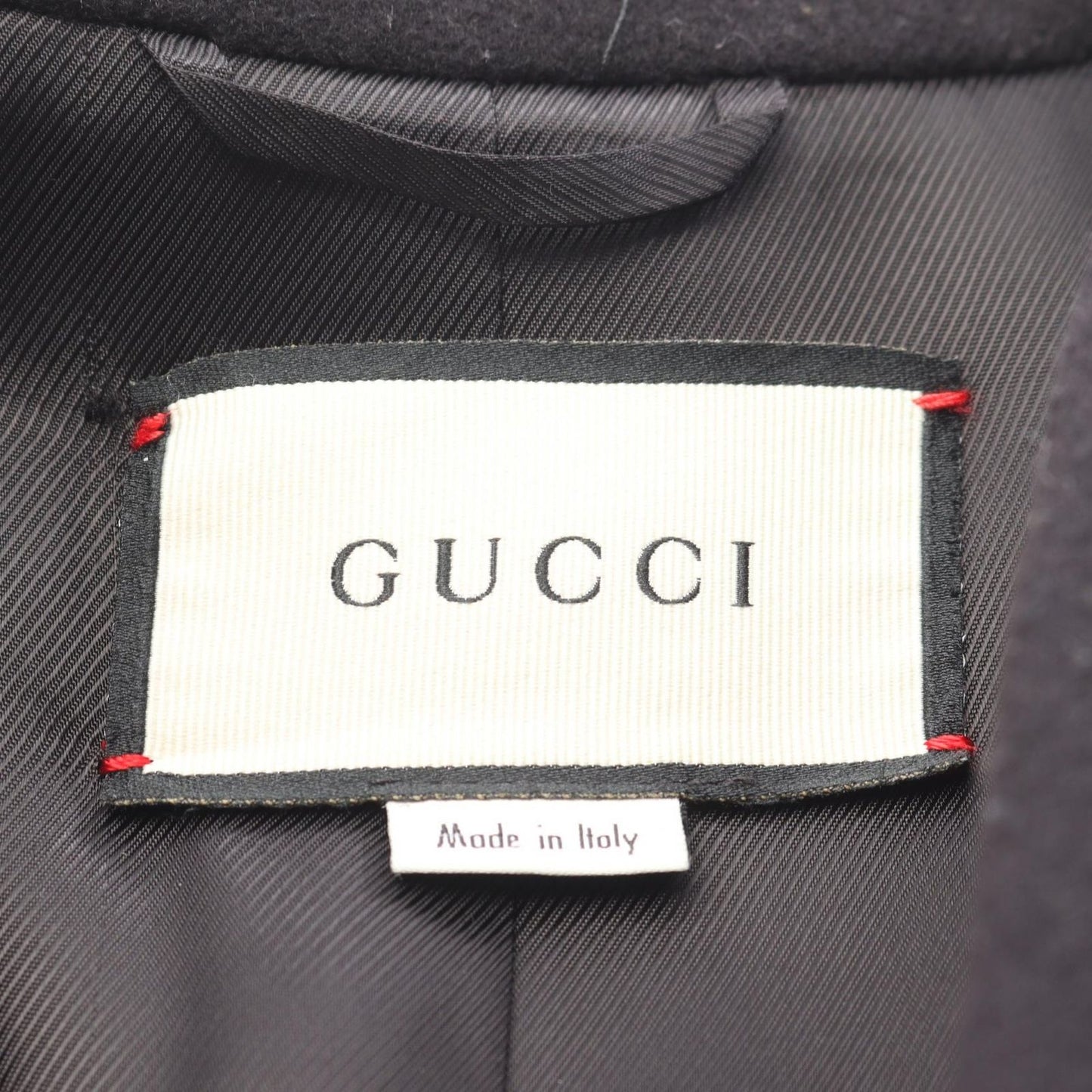 Gucci Double Black Wool Coat — view 3