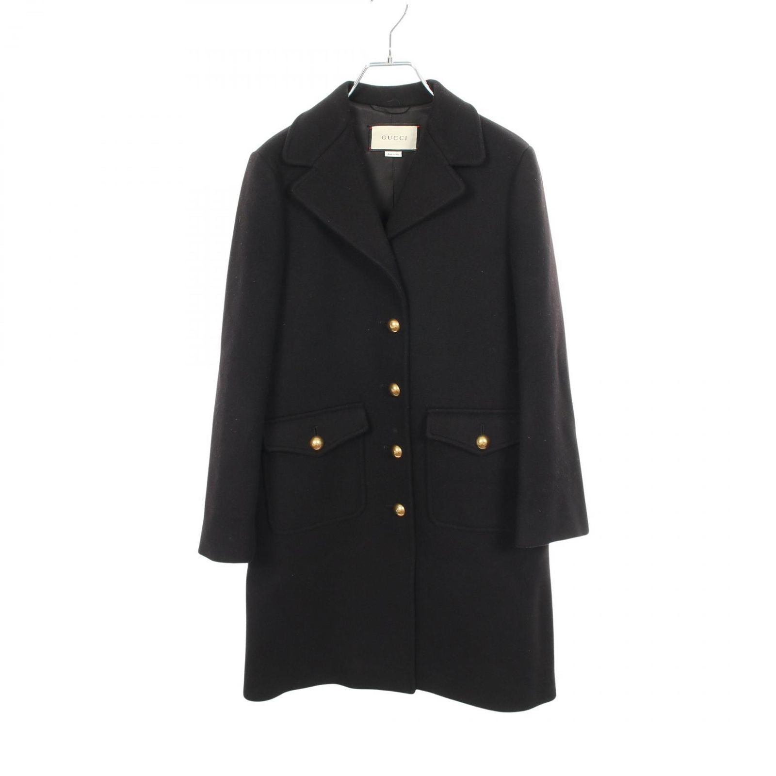 Gucci Double Black Wool Coat