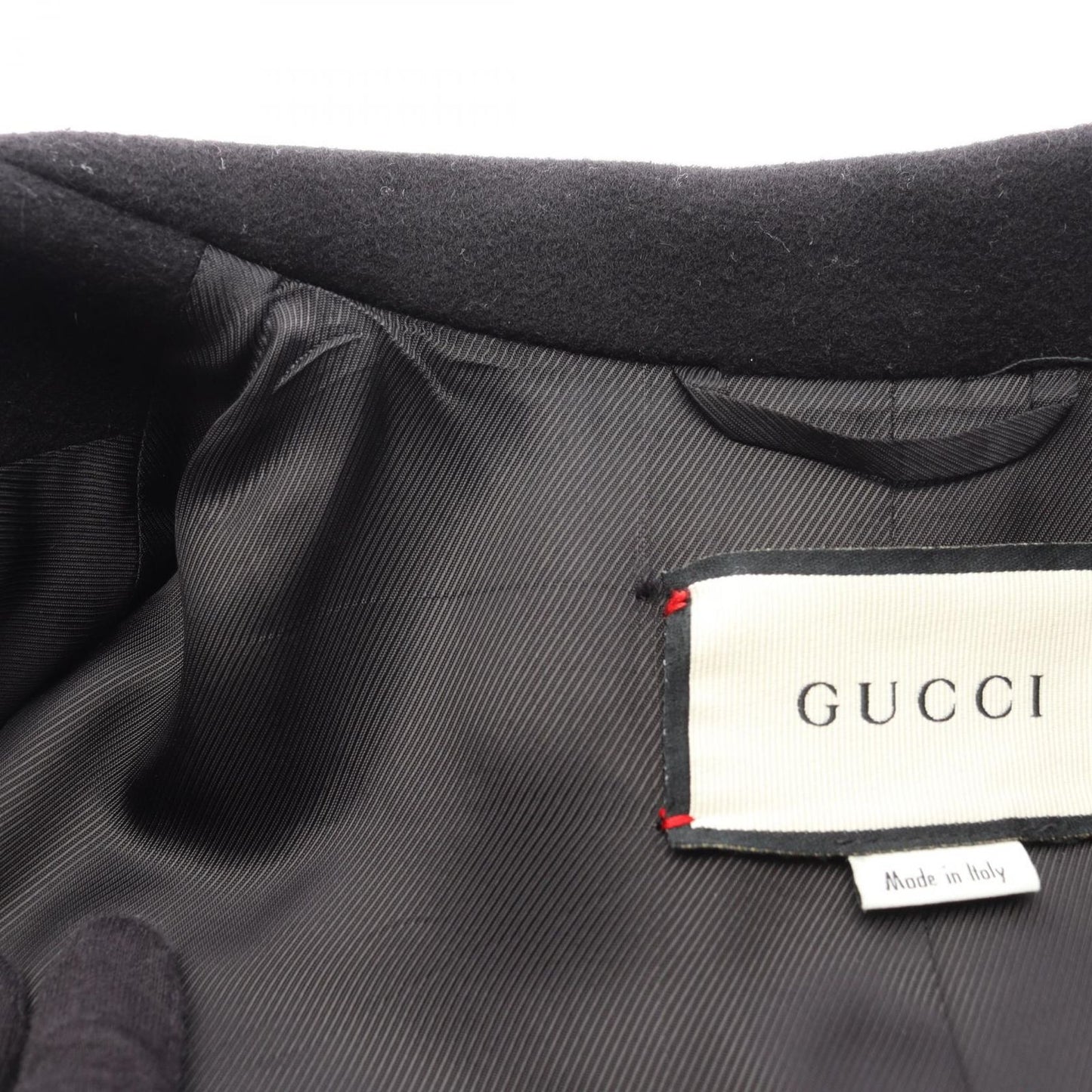 Gucci Double Black Wool Coat — view 7