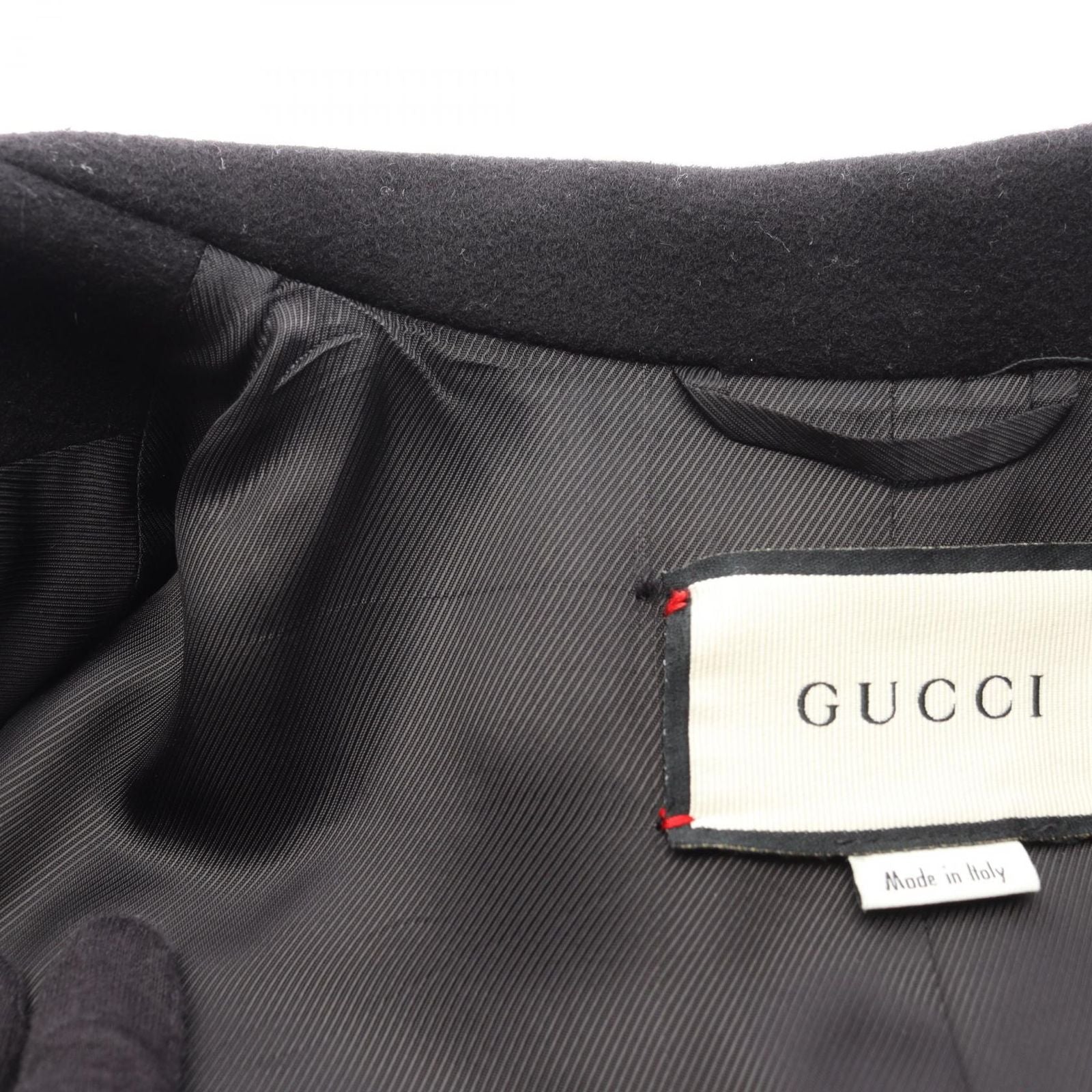 Gucci Double Black Wool Coat — view 7