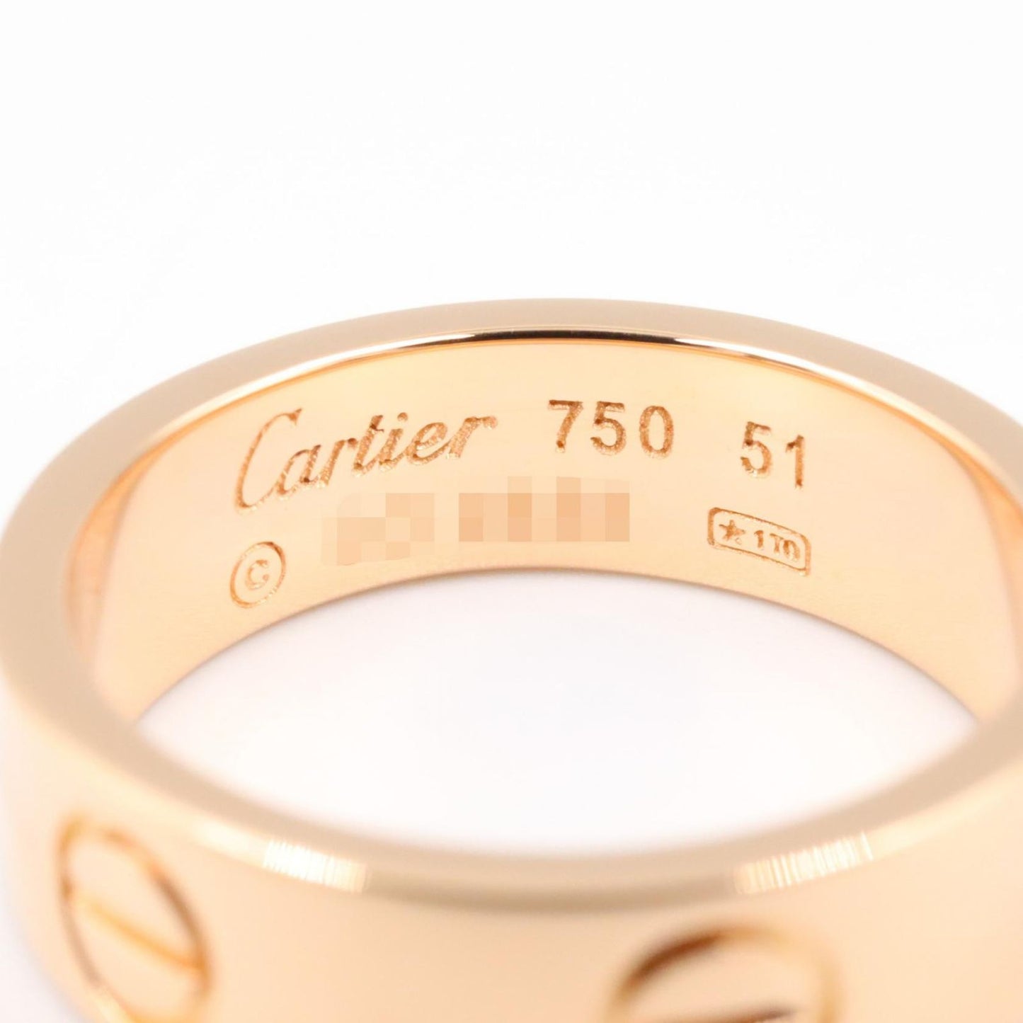 Cartier Ring Love 18k Pink Gold — view 3