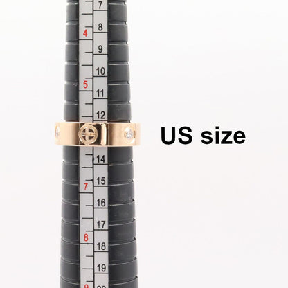 Cartier Ring Love 18k Pink Gold Diamond — view 6