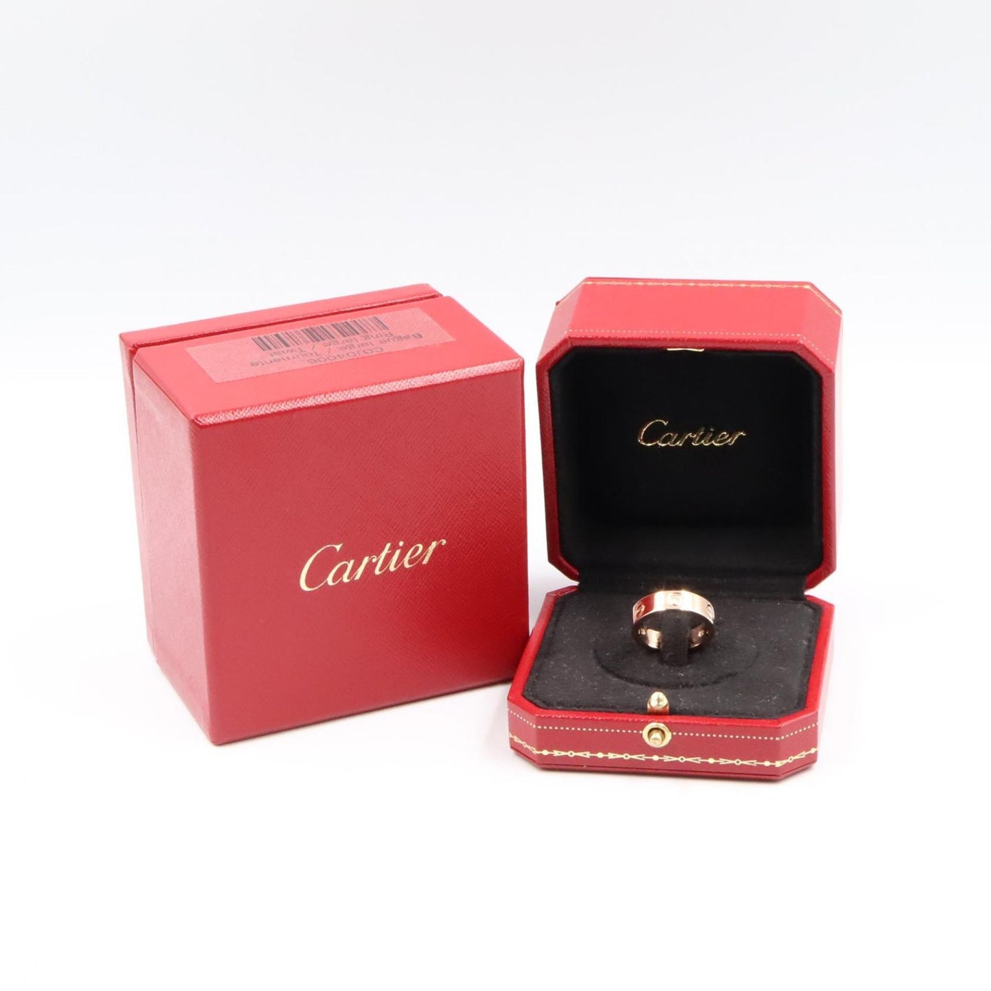 Cartier Ring Love 18k Pink Gold Diamond — view 7