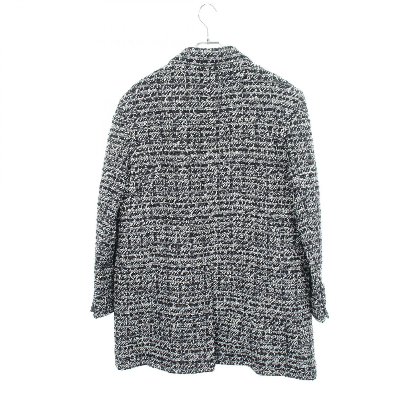 Dior Cannage Wool Blend Tweed Jacket Navy — view 2