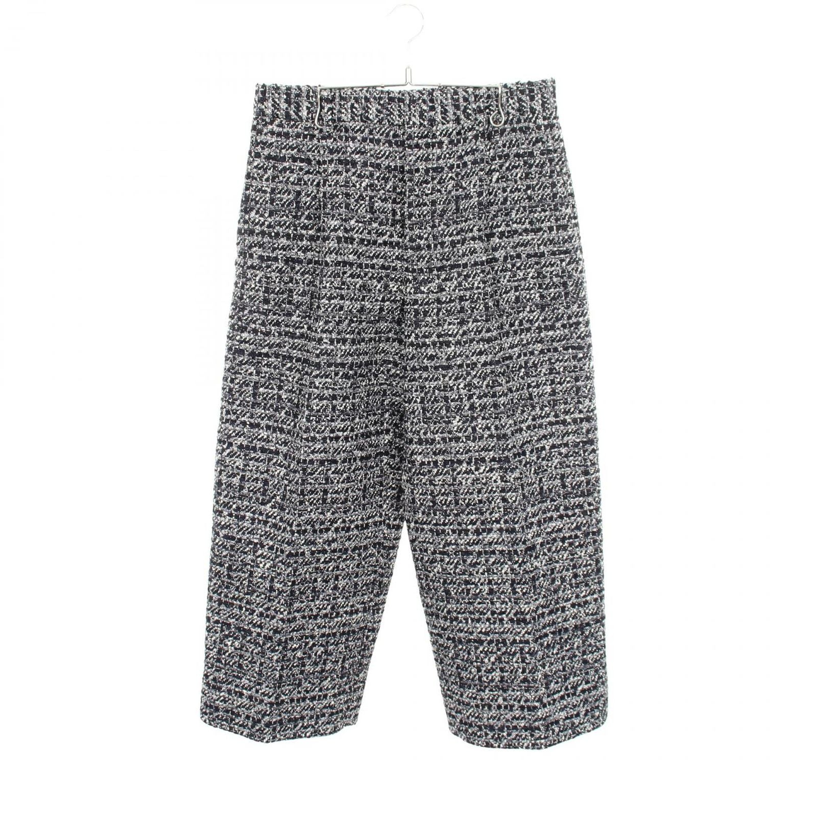 Dior Pants Cannage Twee Navy Cotton and Wool Blend