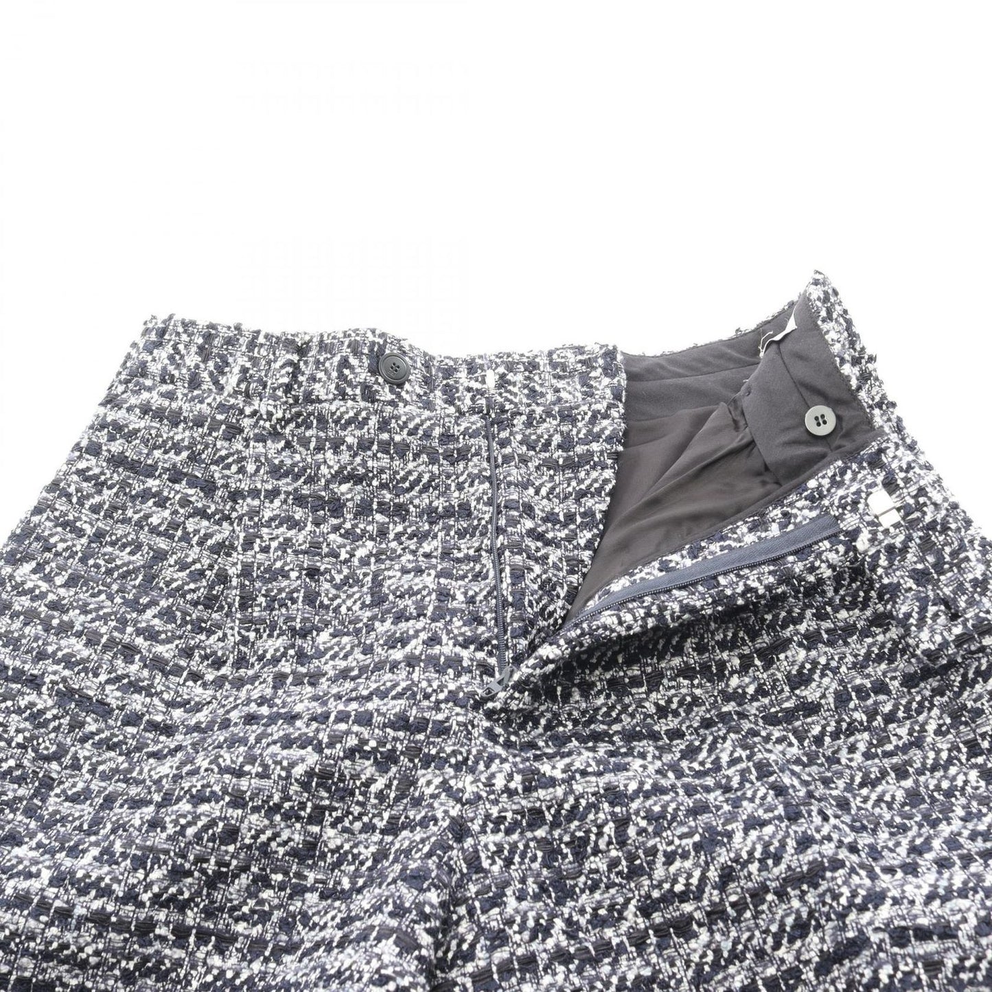 Dior Pants Cannage Twee Navy Cotton and Wool Blend — view 5