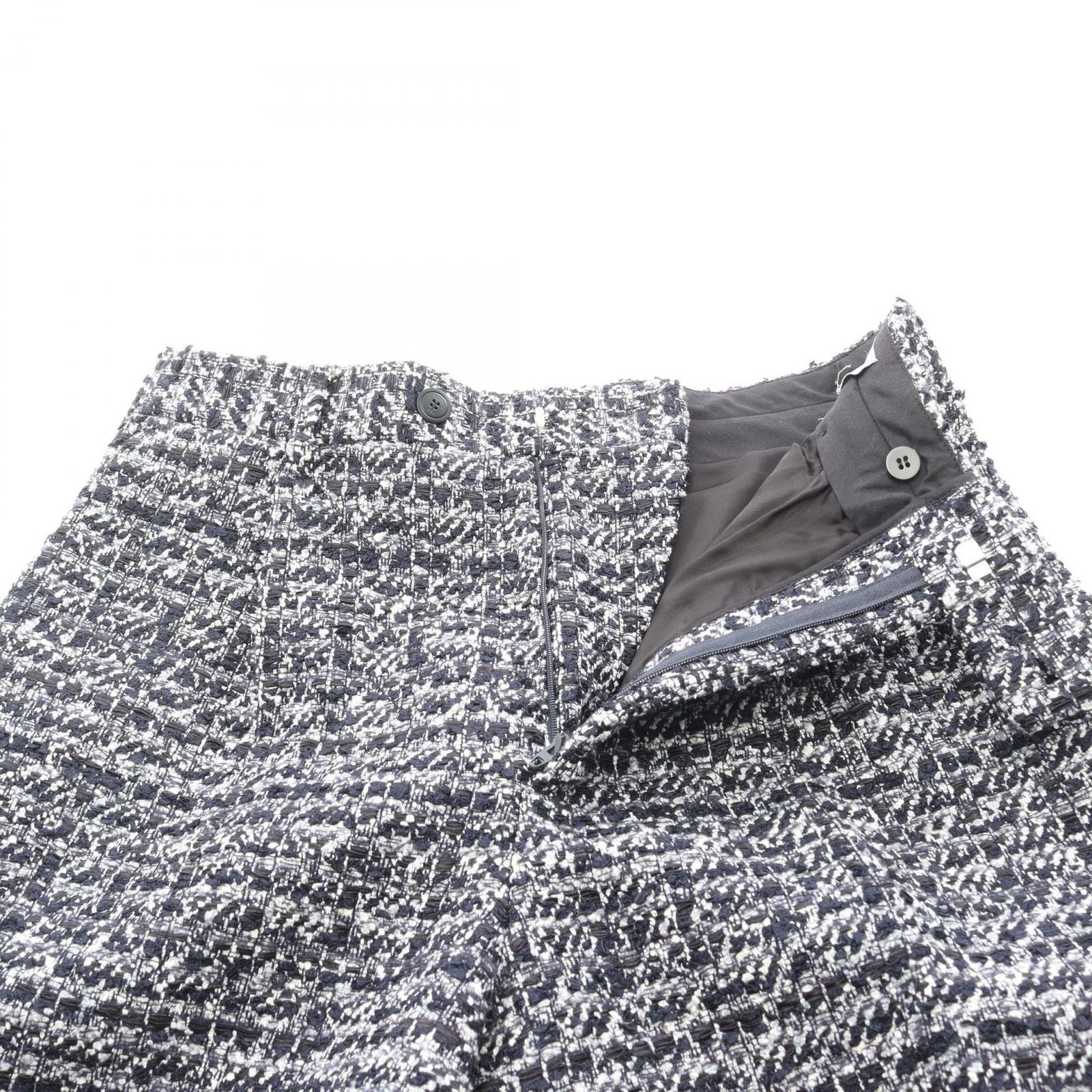Dior Pants Cannage Twee Navy Cotton and Wool Blend — view 5