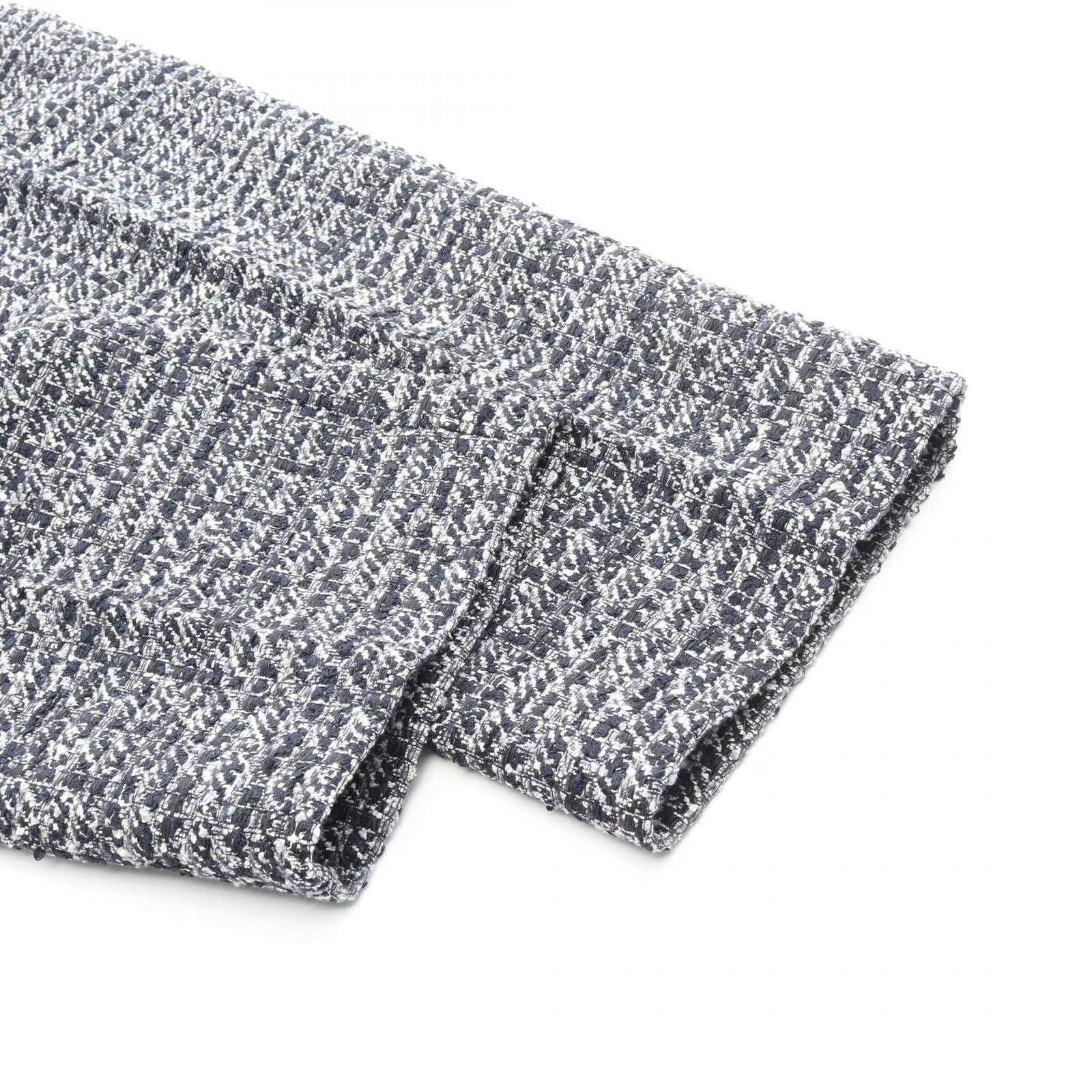 Dior Pants Cannage Twee Navy Cotton and Wool Blend — view 6