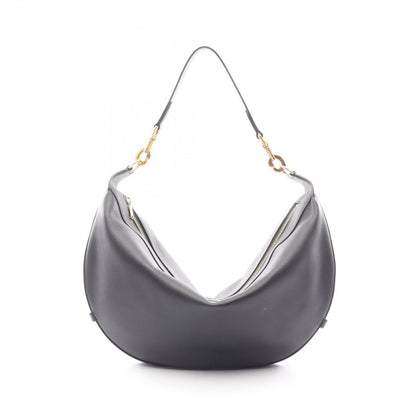 Celine Shoulder Bag Midi Amendre Black Leather