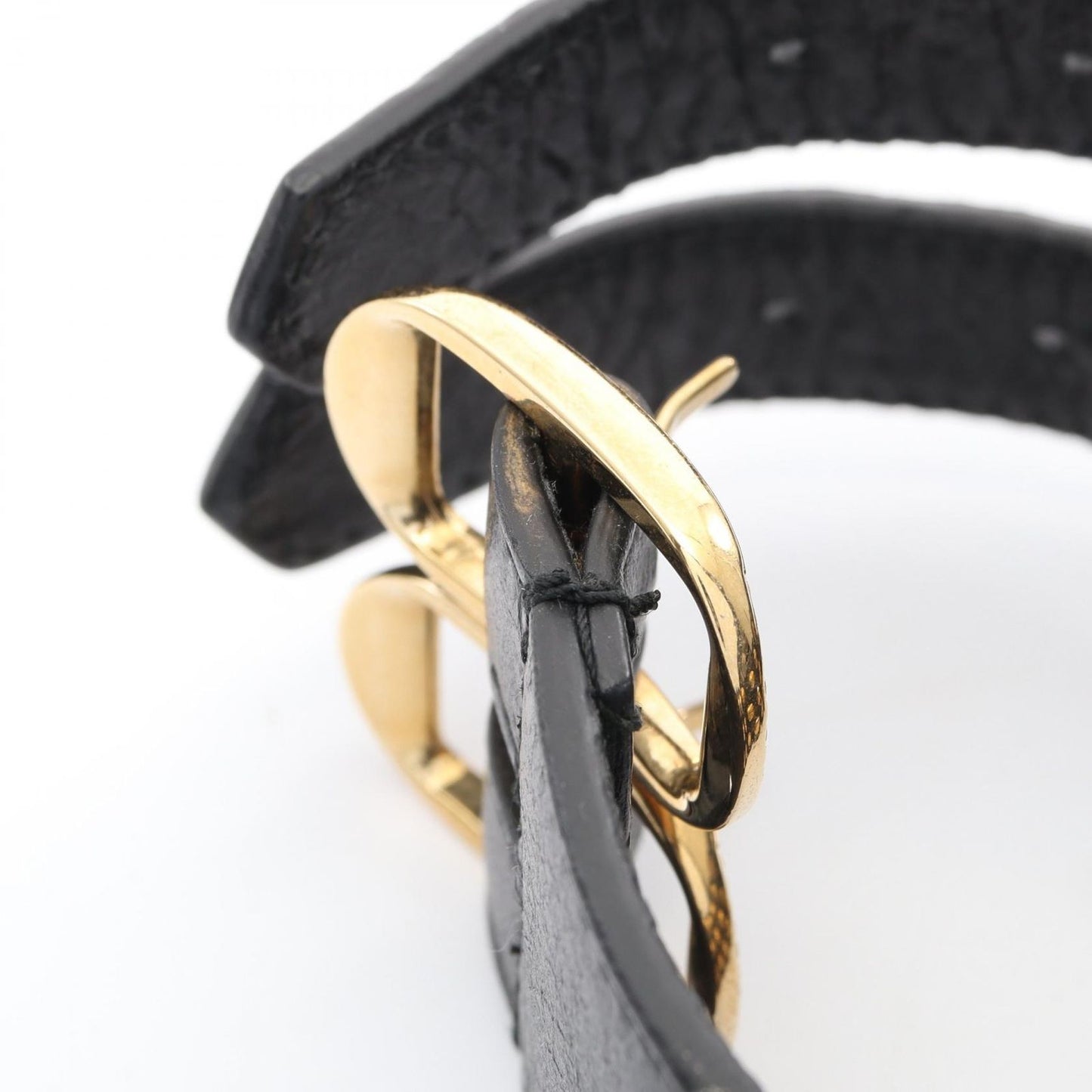 Balenciaga Bracelet Studs Black Leather — view 8