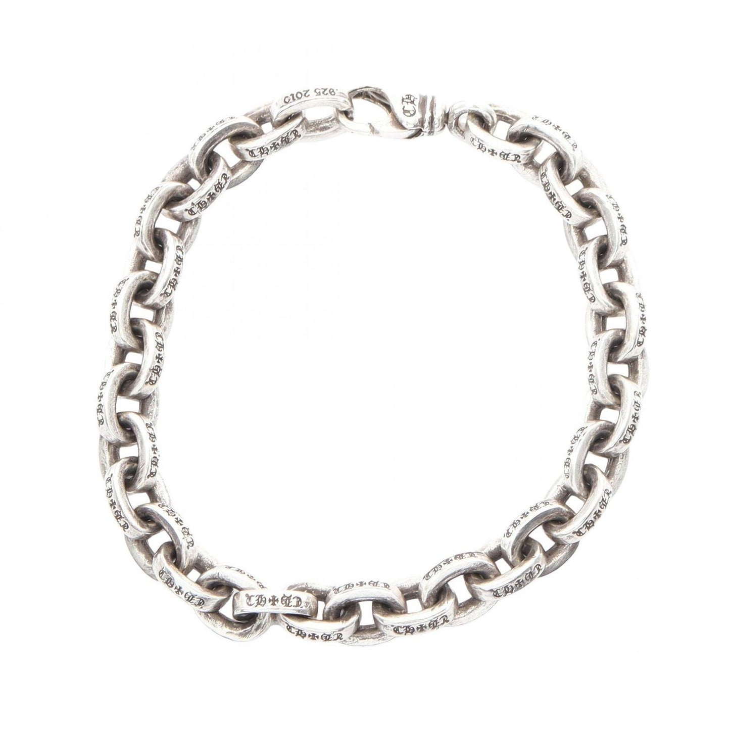 Chrome Hearts Bracelet Large Paper Chain 925 Sterling Silver