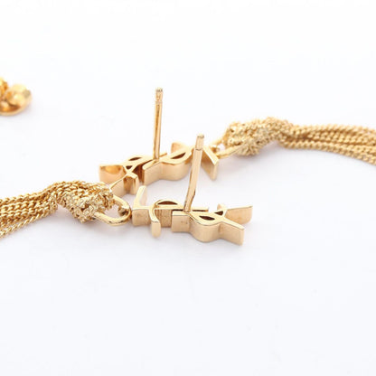 Saint Laurent Paris Earrings Cassandra Tassel Gold — view 5
