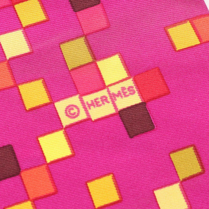 Hermes Scarf Fringe Mosaique AU 24 Pattern Silk Twist — view 2