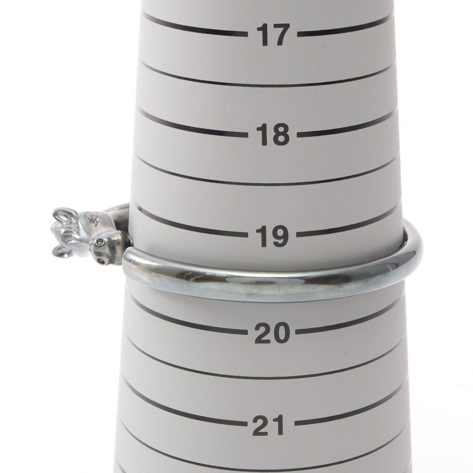 Hermes Bangle Chevalhose Stainless Steel Bracelet — view 5