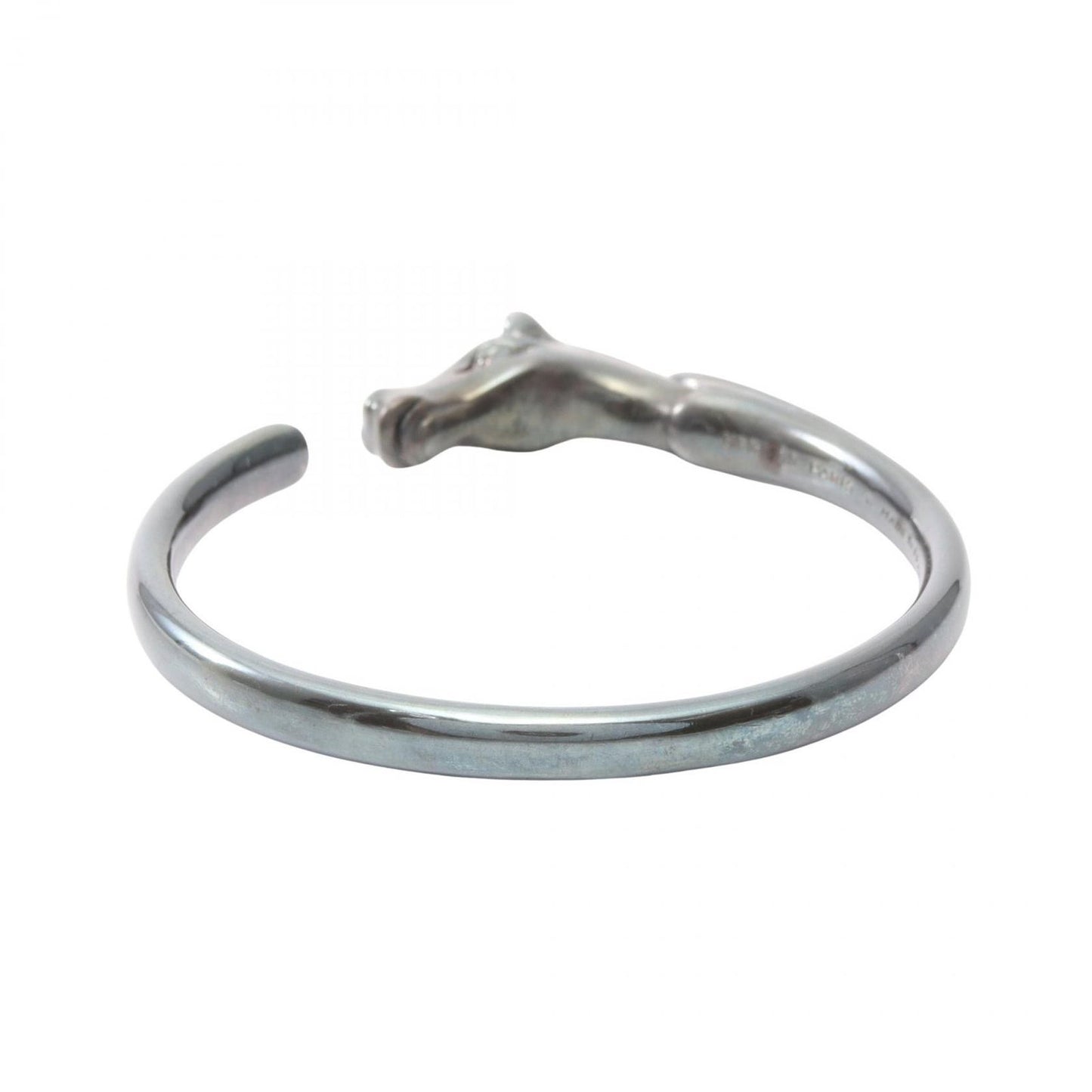 Hermes Bangle Chevalhose Stainless Steel Bracelet — view 2