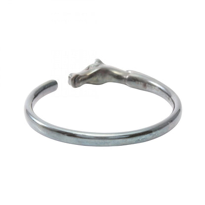 Hermes Bangle Chevalhose Stainless Steel Bracelet — view 2