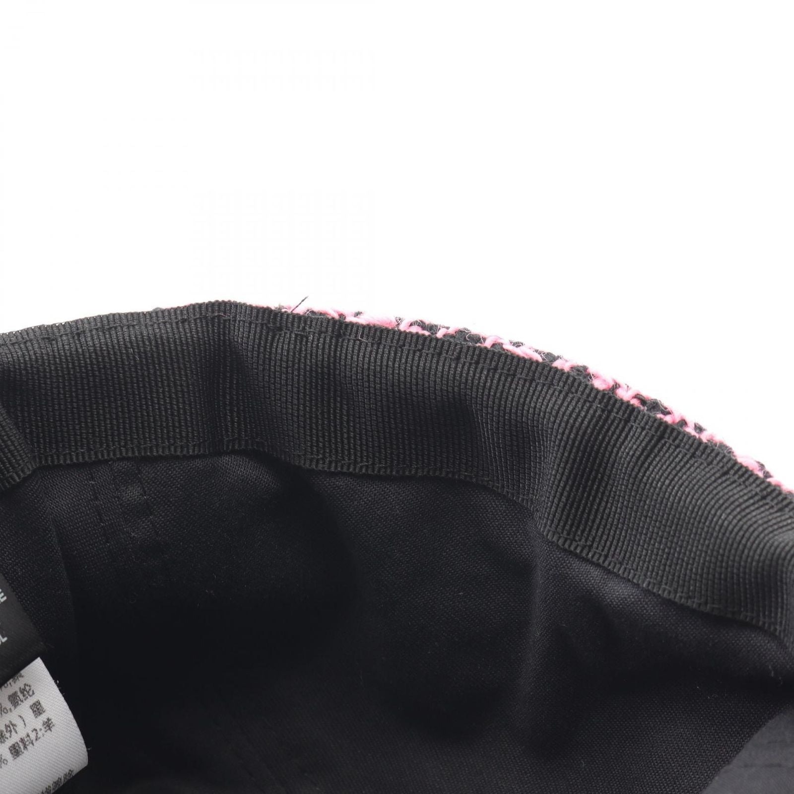 Chanel Cap CC Logo Tweed Corduroy Cap Hat — view 8