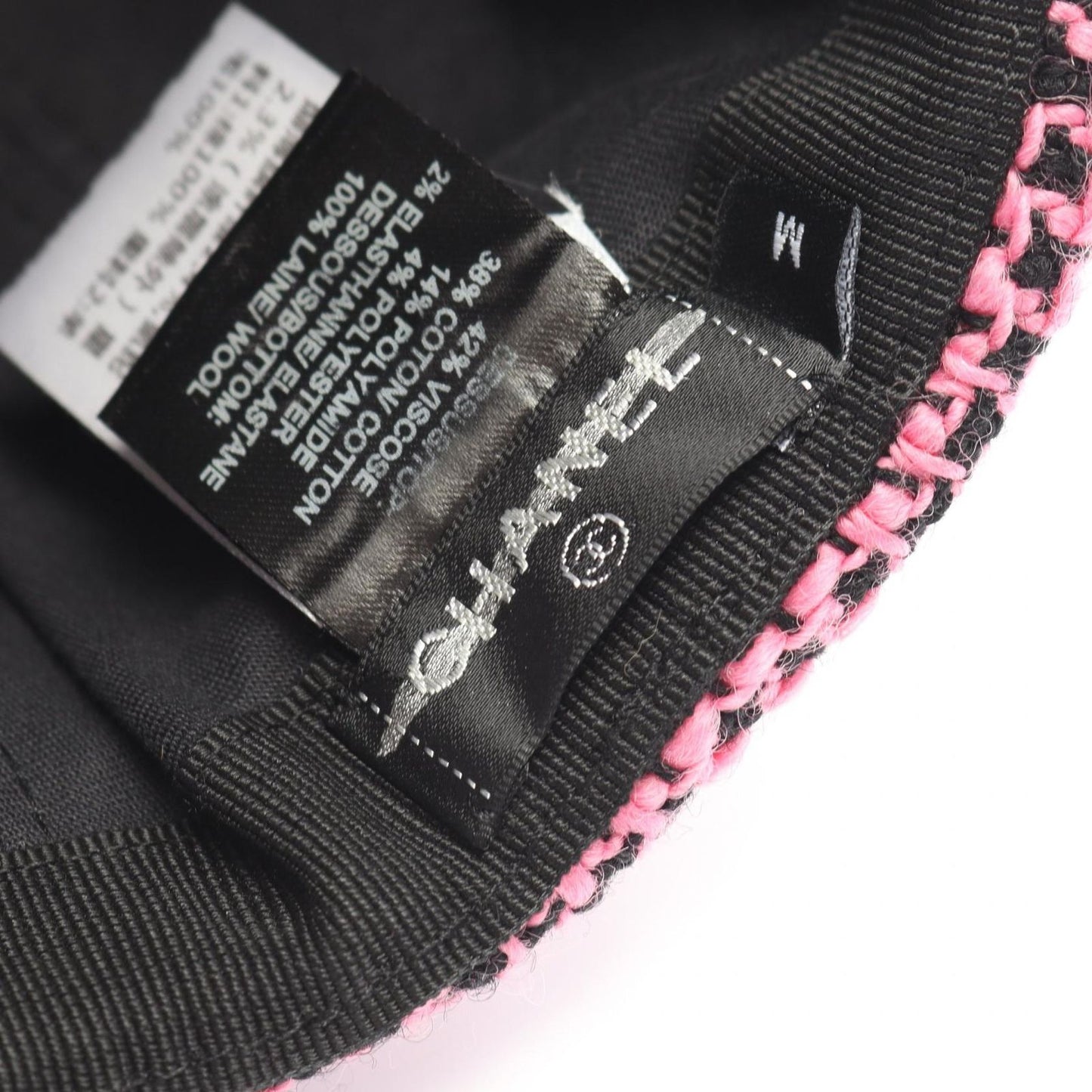 Chanel Cap CC Logo Tweed Corduroy Cap Hat — view 4