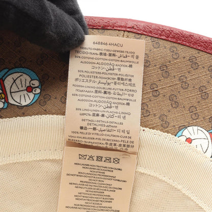 Gucci Hat Doraemon Leather Bucket Hat — view 5
