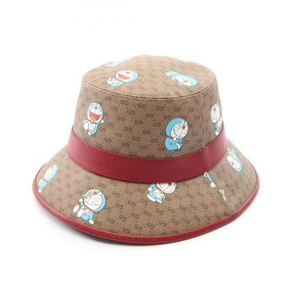Gucci Hat Doraemon Leather Bucket Hat
