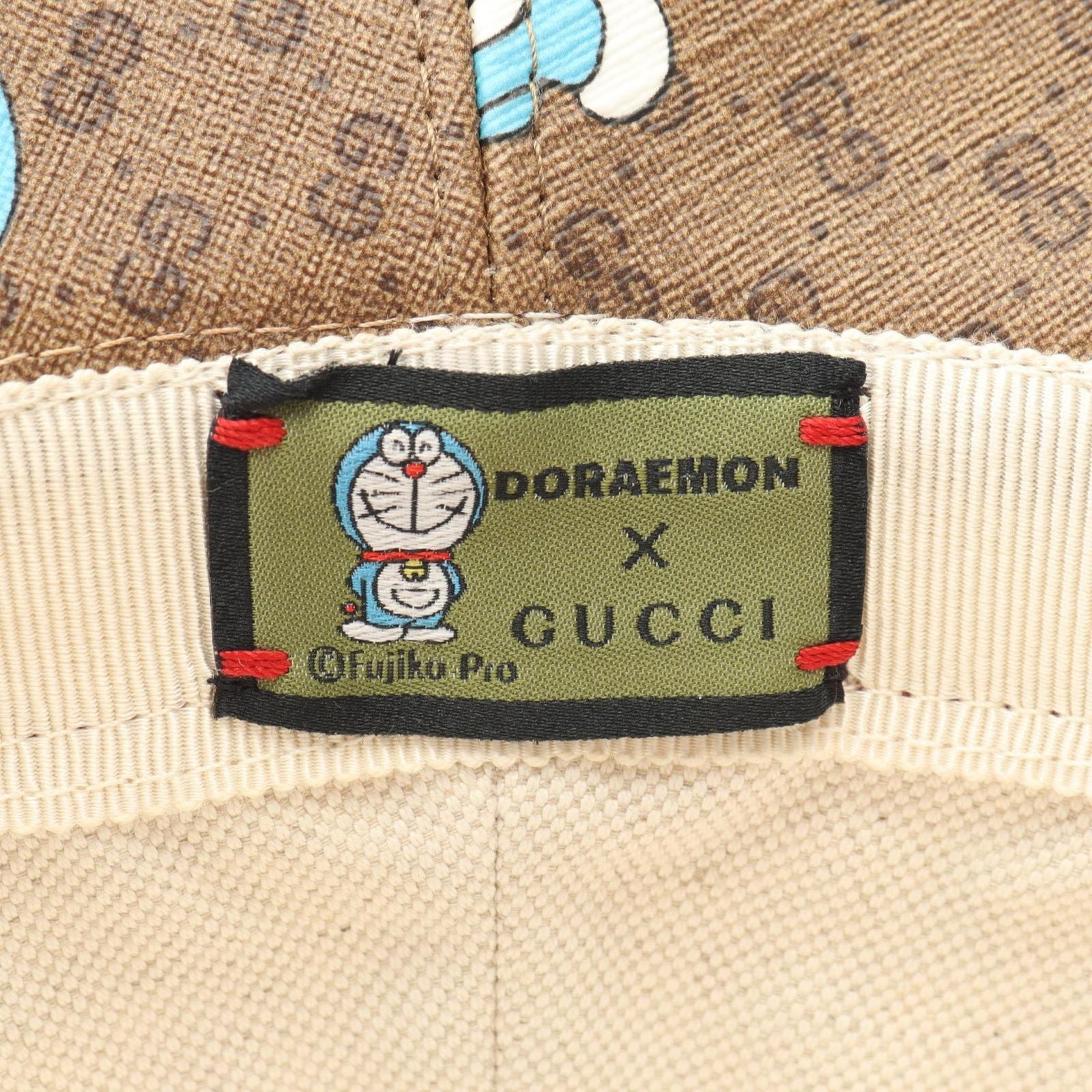 Gucci Hat Doraemon Leather Bucket Hat — view 4