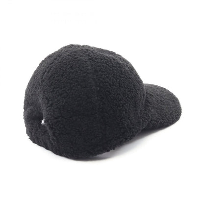 Chanel Cap CC Logo Boa Shearling Cap Hat — view 2