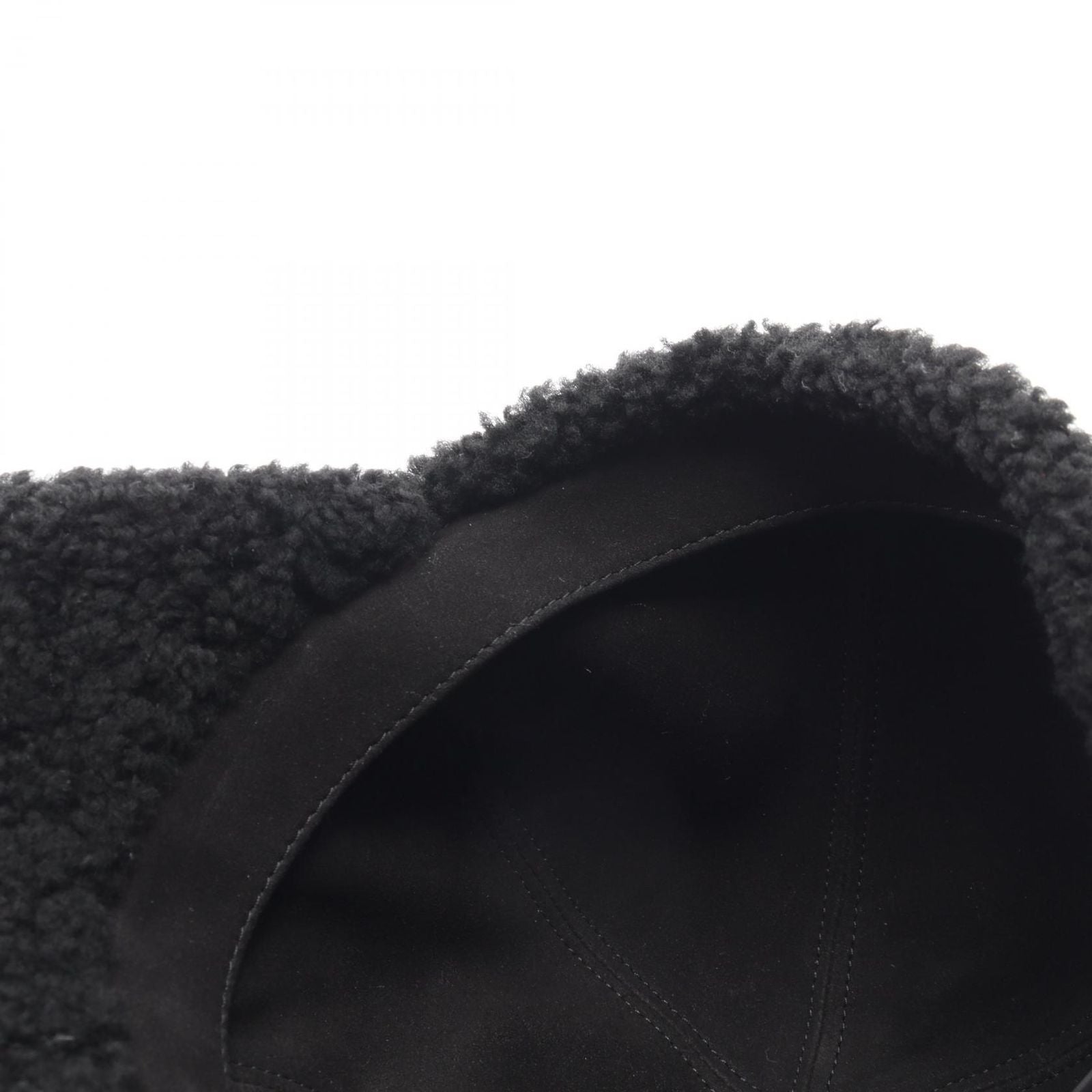 Chanel Cap CC Logo Boa Shearling Cap Hat — view 6