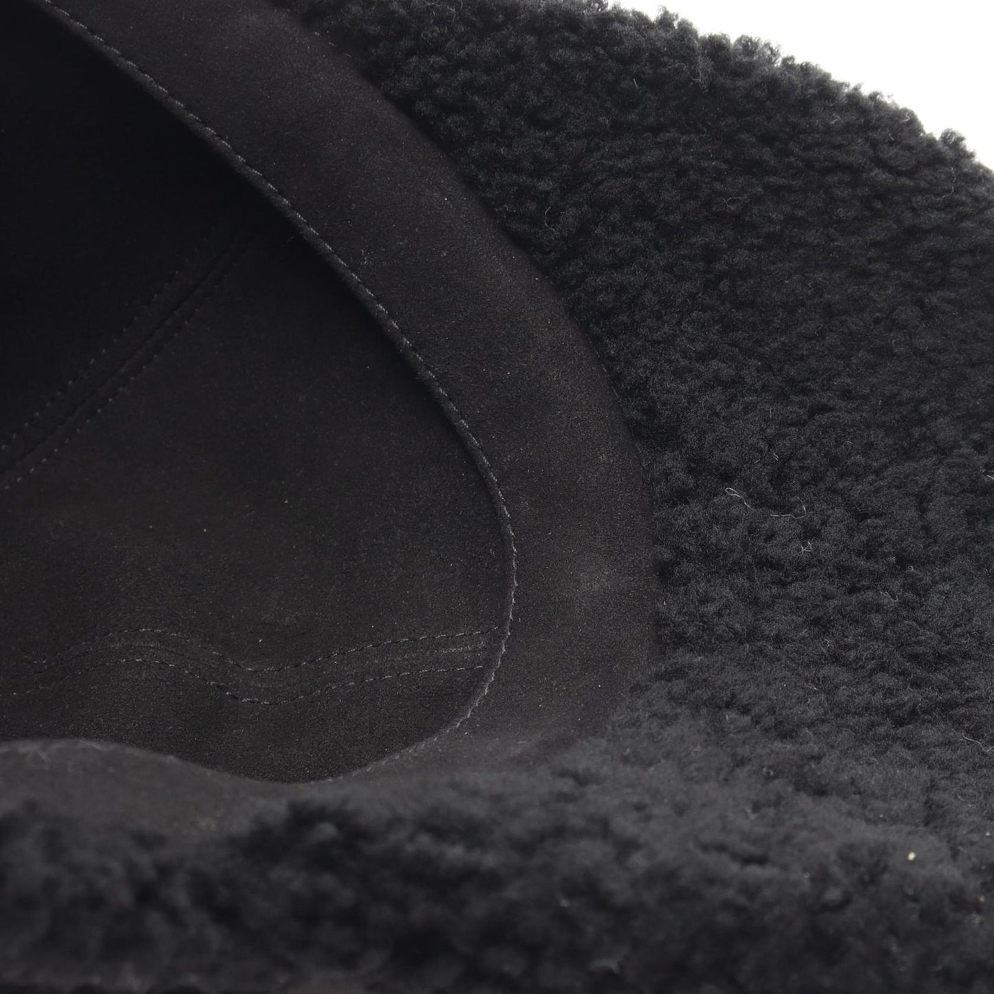 Chanel Cap CC Logo Boa Shearling Cap Hat — view 5