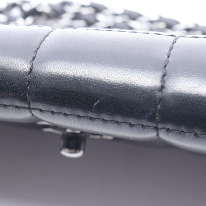 Chanel Shoulder Bag Choco Bar Black Lambskin Chain — view 7