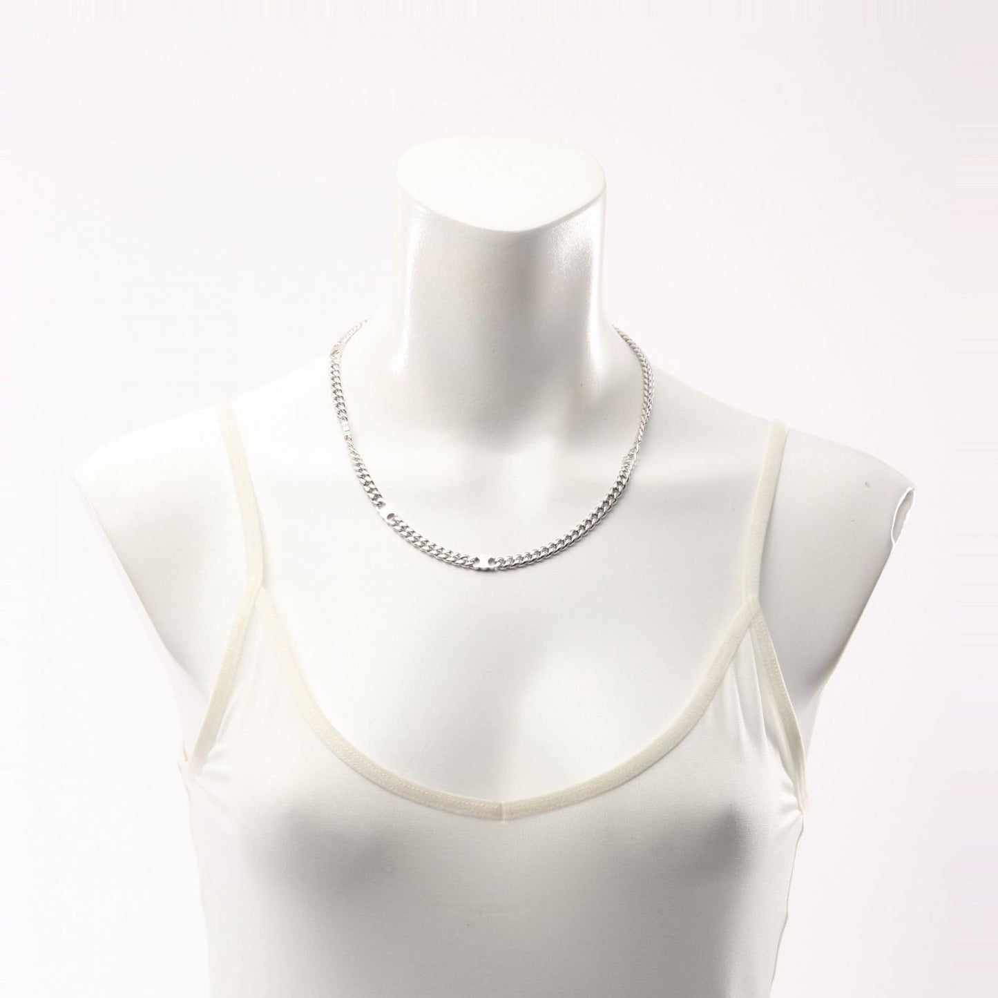 Celine Necklace Triomphe Small Gourmet Silver Stainless Steel — view 6