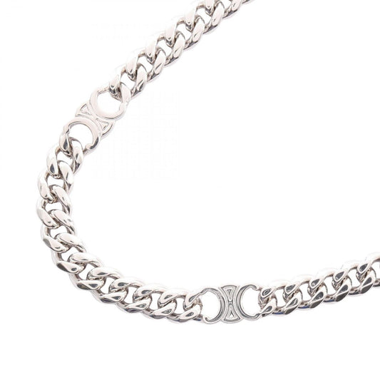 Celine Necklace Triomphe Small Gourmet Silver Stainless Steel