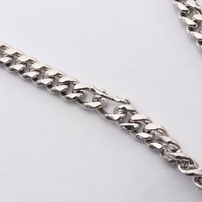 Celine Necklace Triomphe Small Gourmet Silver Stainless Steel — view 5