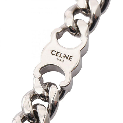 Celine Necklace Triomphe Small Gourmet Silver Stainless Steel — view 4