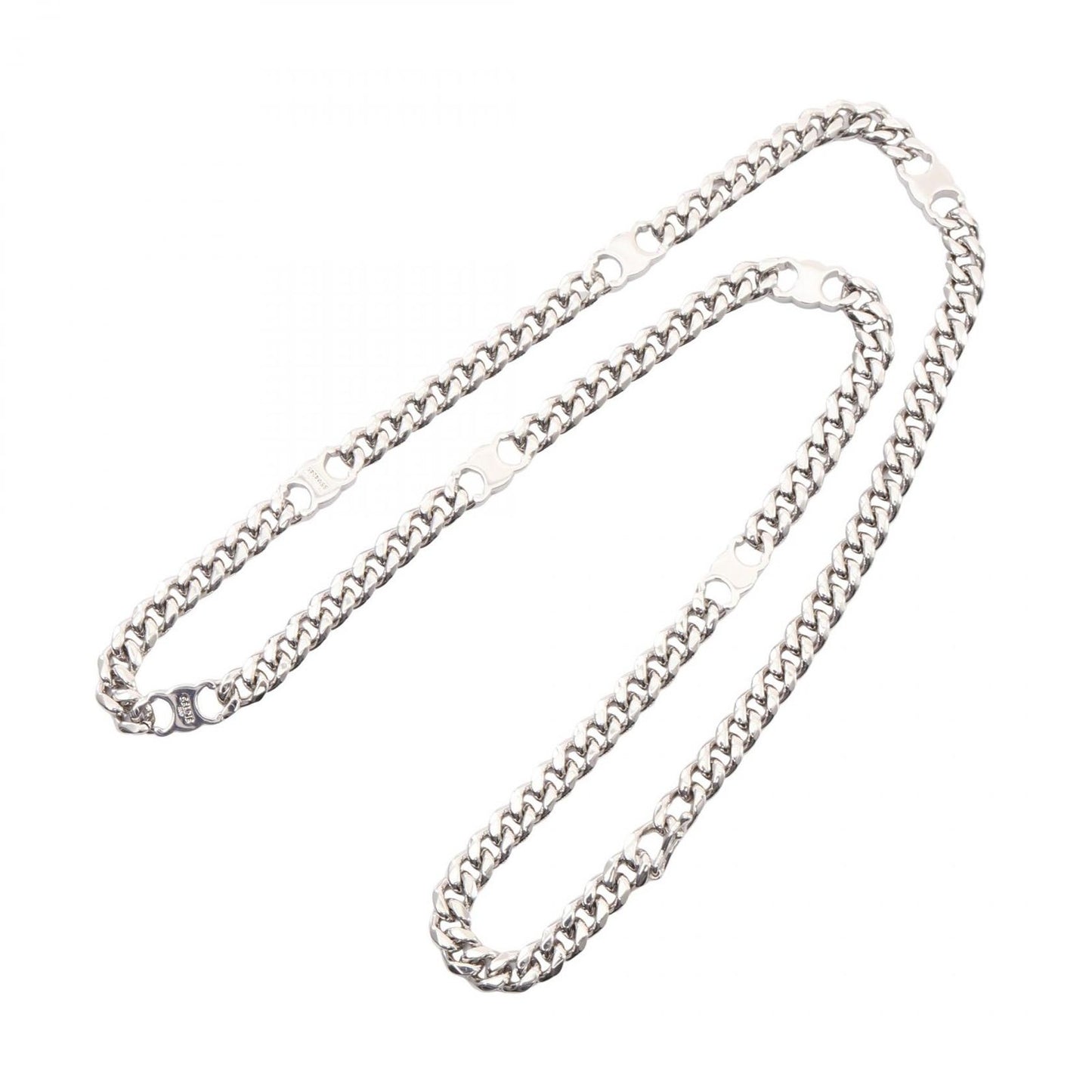 Celine Necklace Triomphe Small Gourmet Silver Stainless Steel — view 3